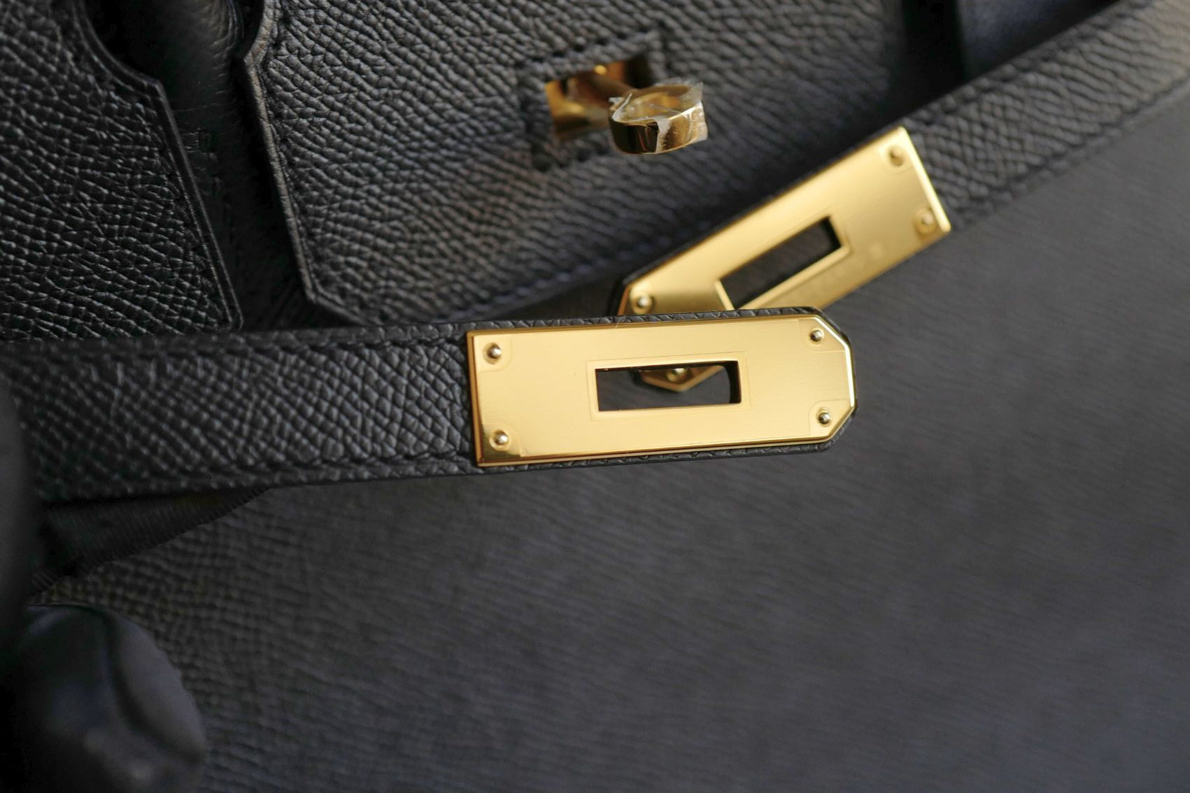 Hermès Birkin 30 Black Epsom Leather Gold Hardware D Stamp 2019