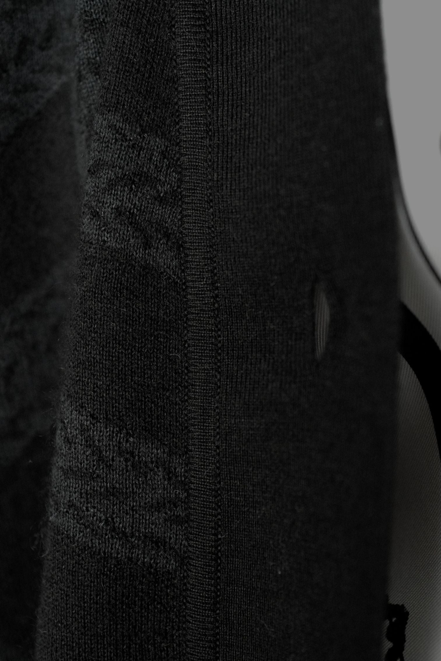 Hermès Palefroi Double Face Knit Cardigan Noir Cashmere Silk Size 36