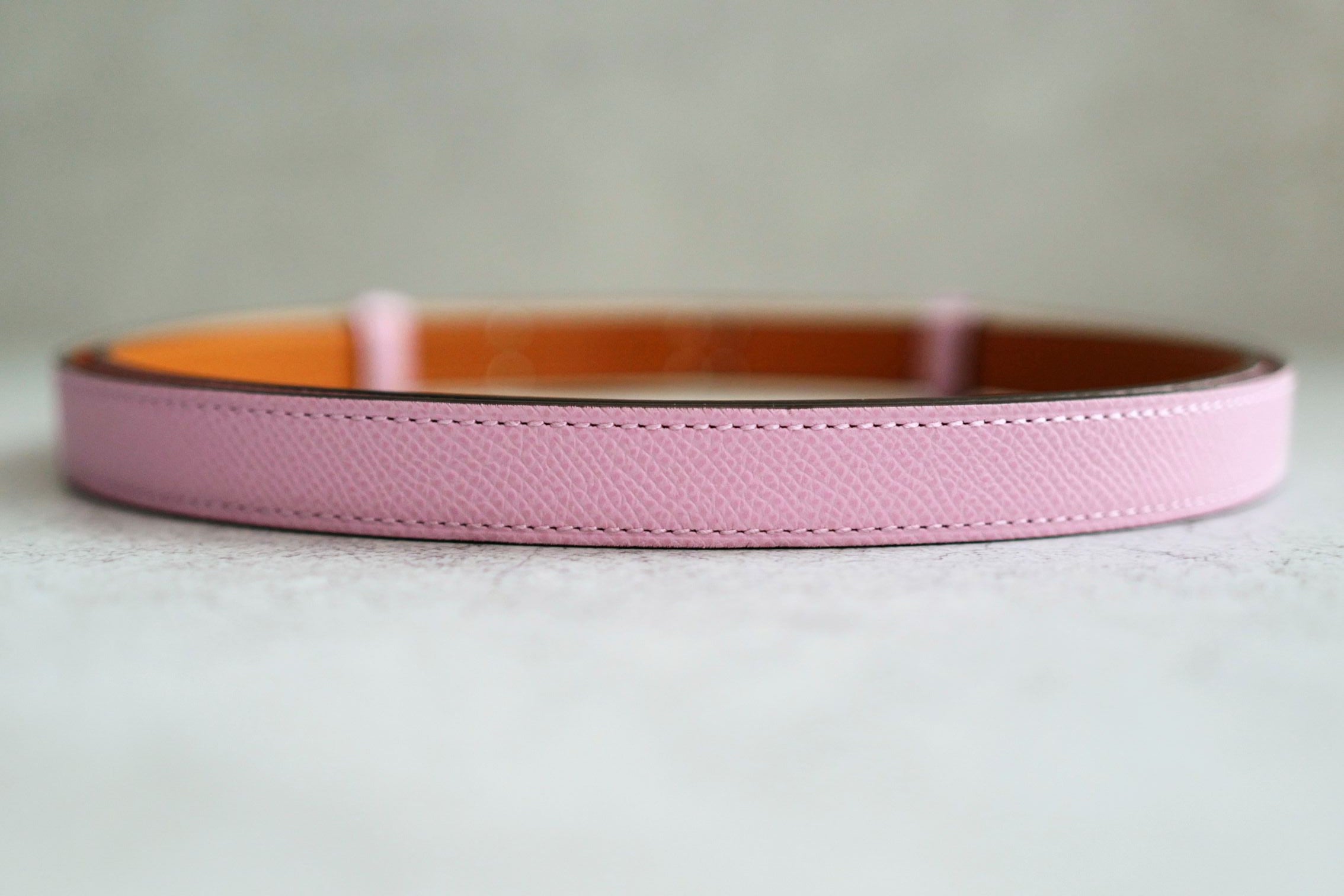 BNIB Hermès Kelly 18 Belt Epsom in Mauve Sylvestre Palladium Hardware 2026