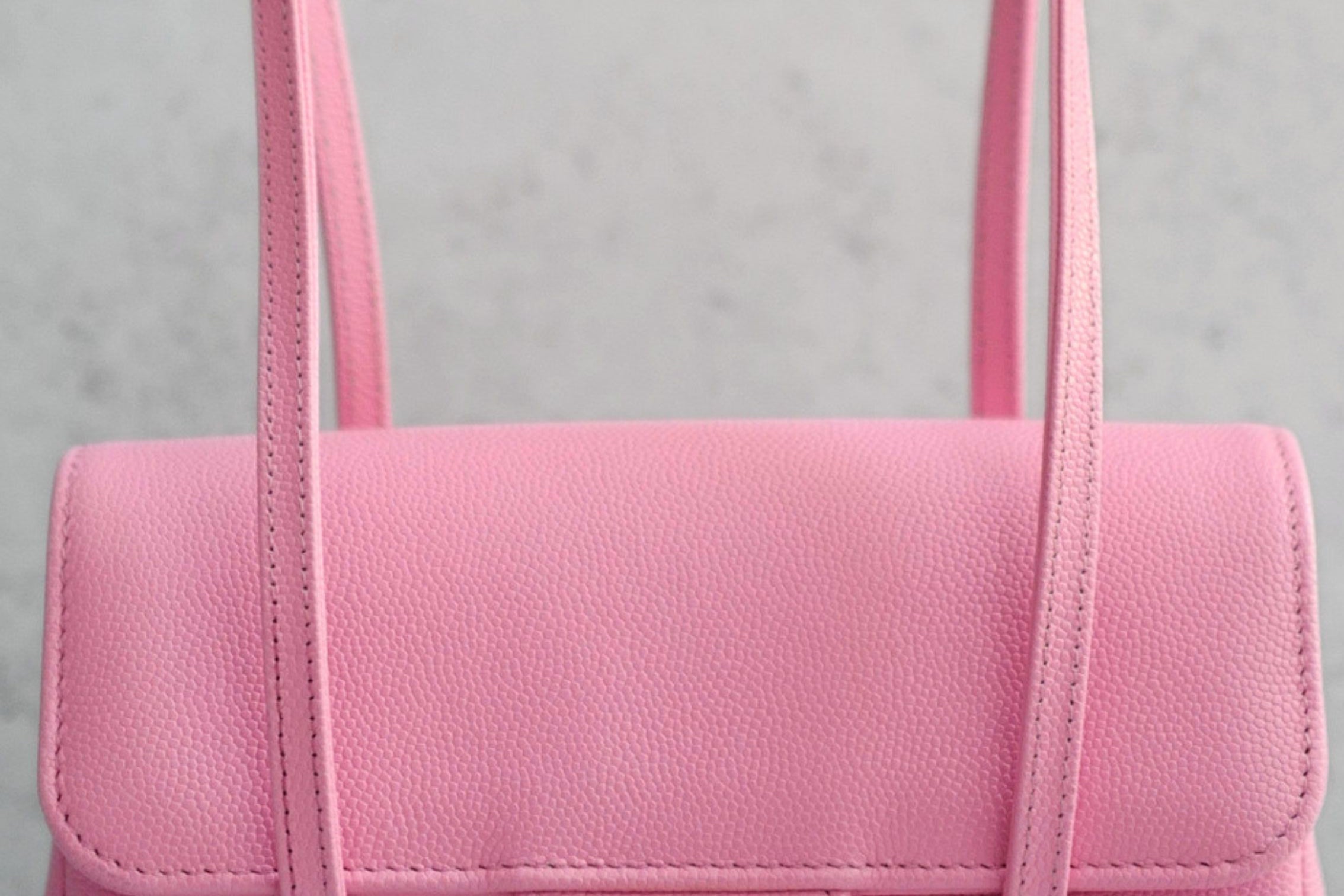 Chanel 26s Preppy Coco 17 Pink Grained Shiny Calfskin Gold Hardware