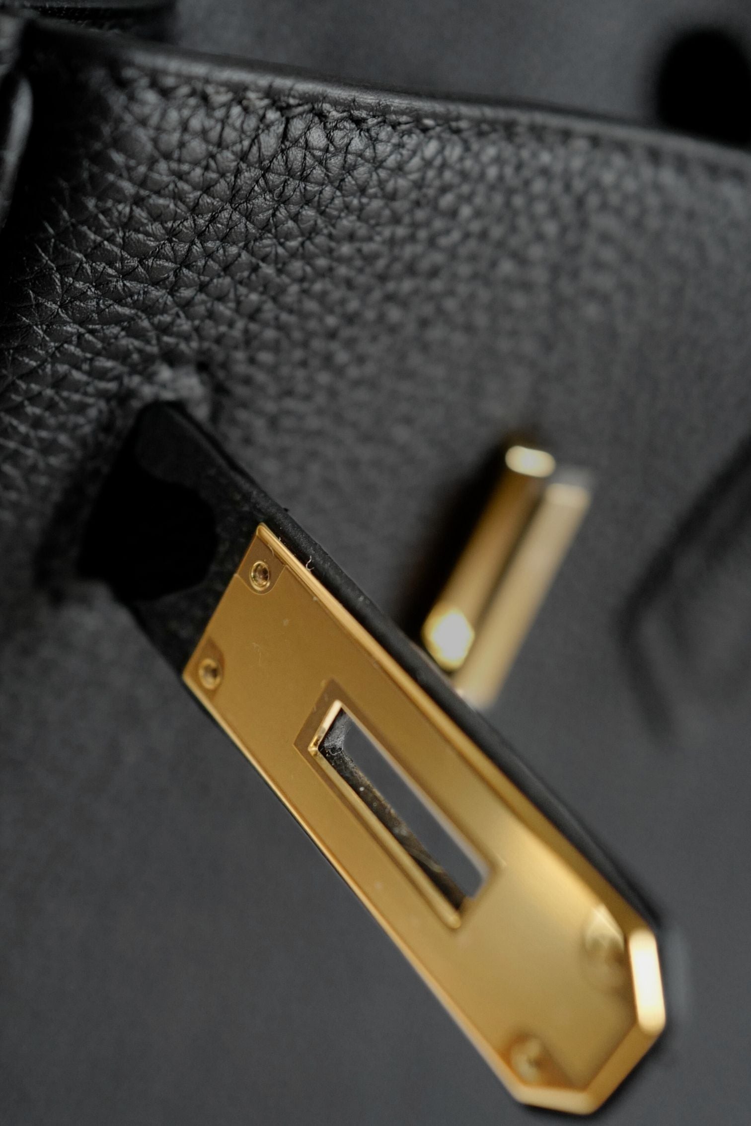 Hermès Birkin 30 Black Togo Leather Gold Hardware K Stamp