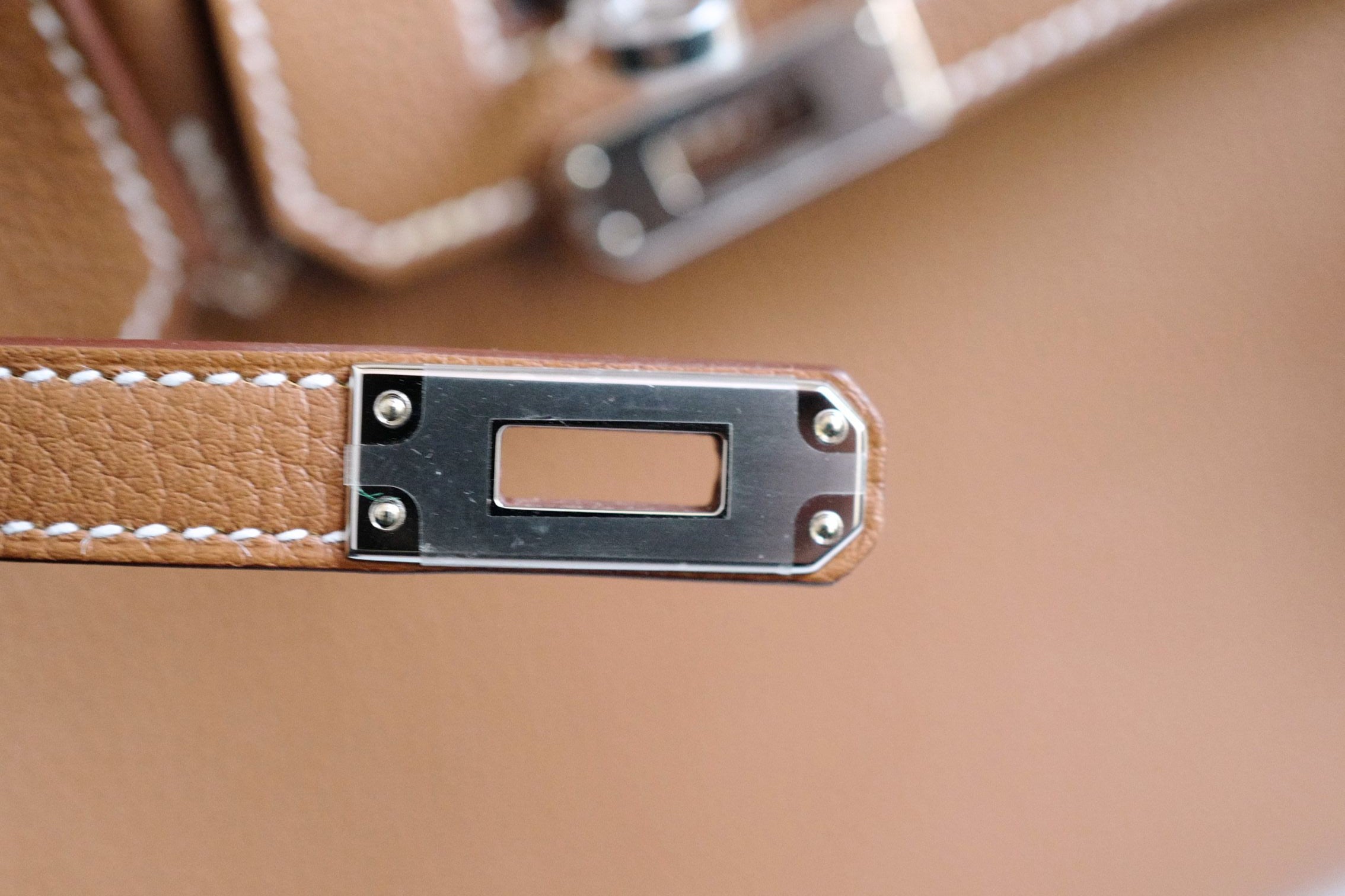 BNIB Hermes Birkin 25 Gold Togo Leather Palladium Hardware