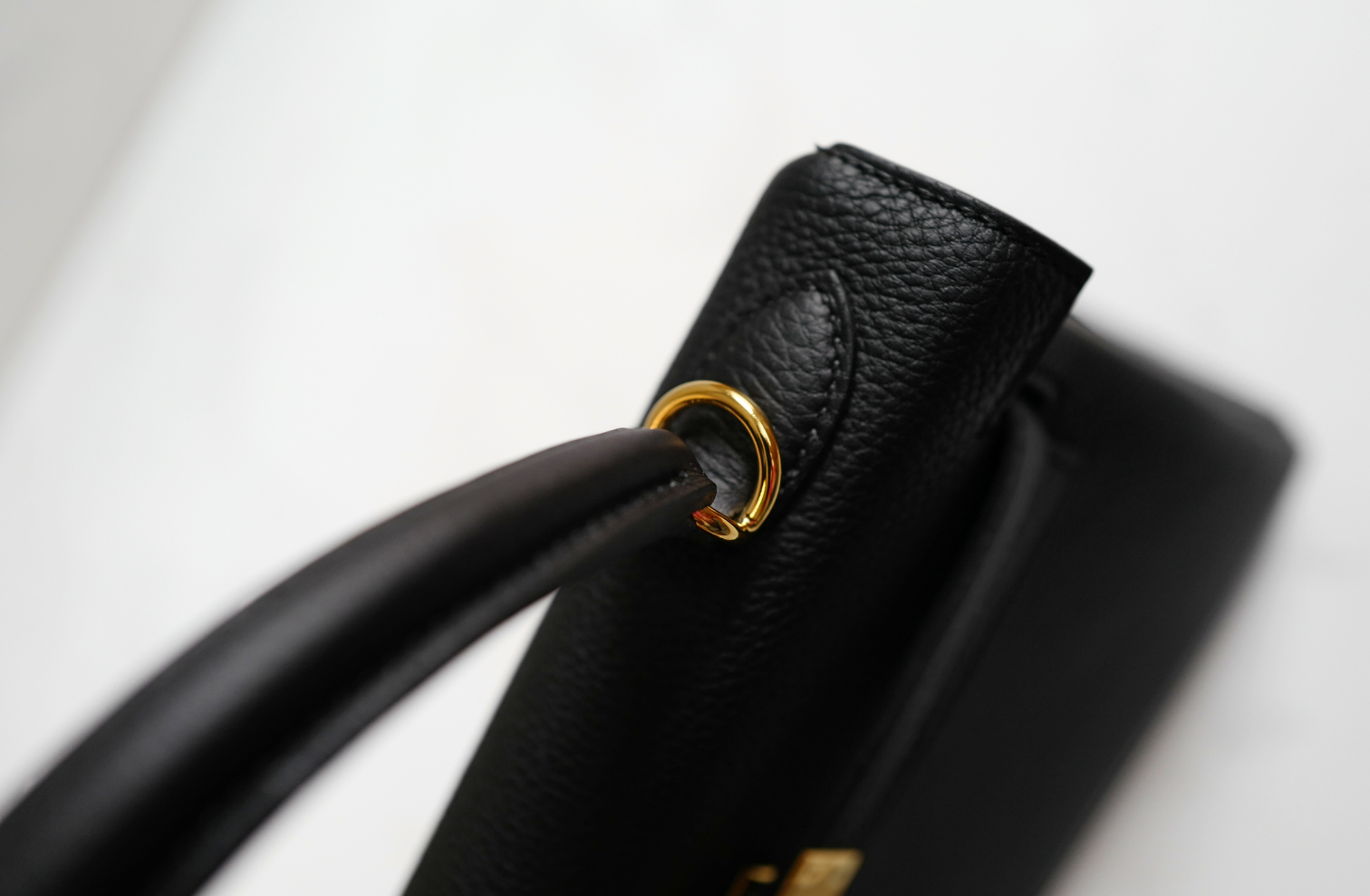 BNIB Hermes Kelly 25 Black Togo Retourne Gold HW W 2024 Complete With Receipt