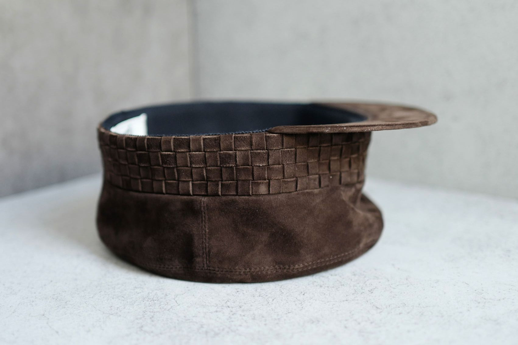 NEW Hermes Casquette Femme Giulietta in Marron Ebene Size 57 Hat $1600 Retail