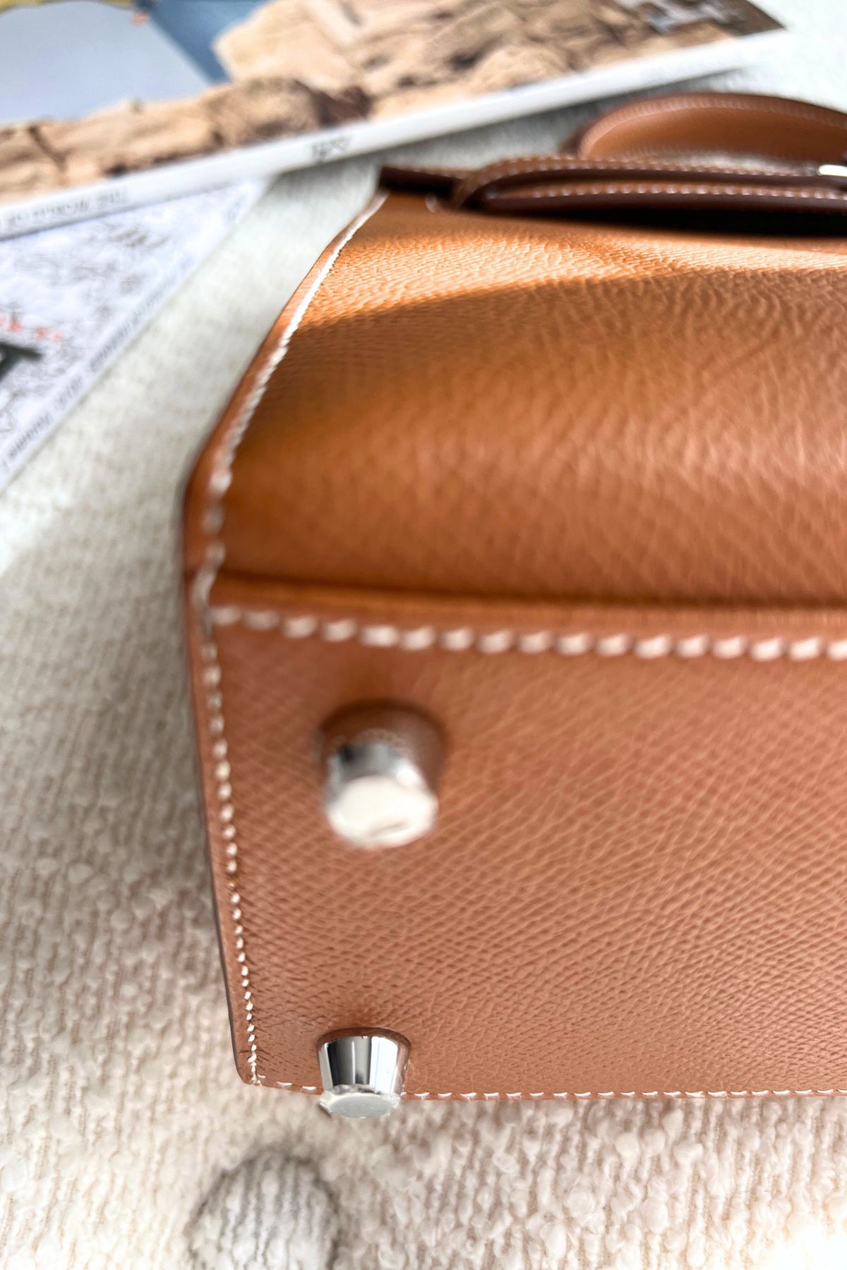 BNIB Hermes Kelly 25 Gold Epsom Sellier Palladium Hardware G Stamp 2026