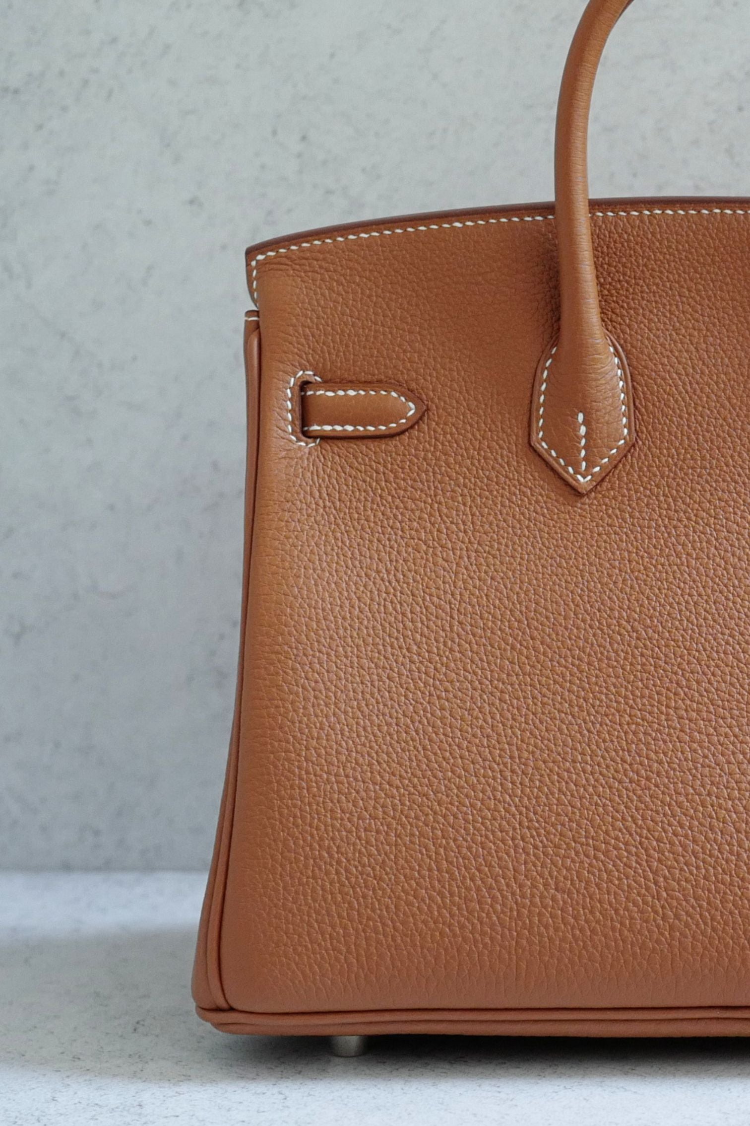 BNIB Hermes Birkin 25 Gold Togo Leather Palladium Hardware