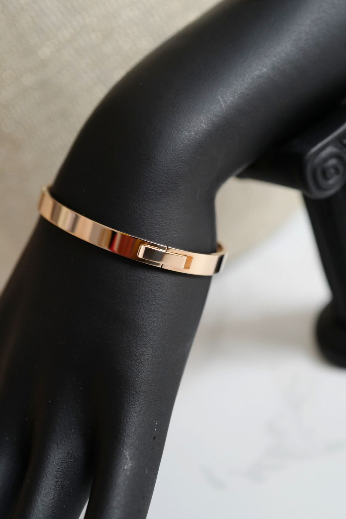 Hermès H d’Ancre Small Bracelet Rose Gold 18K SH