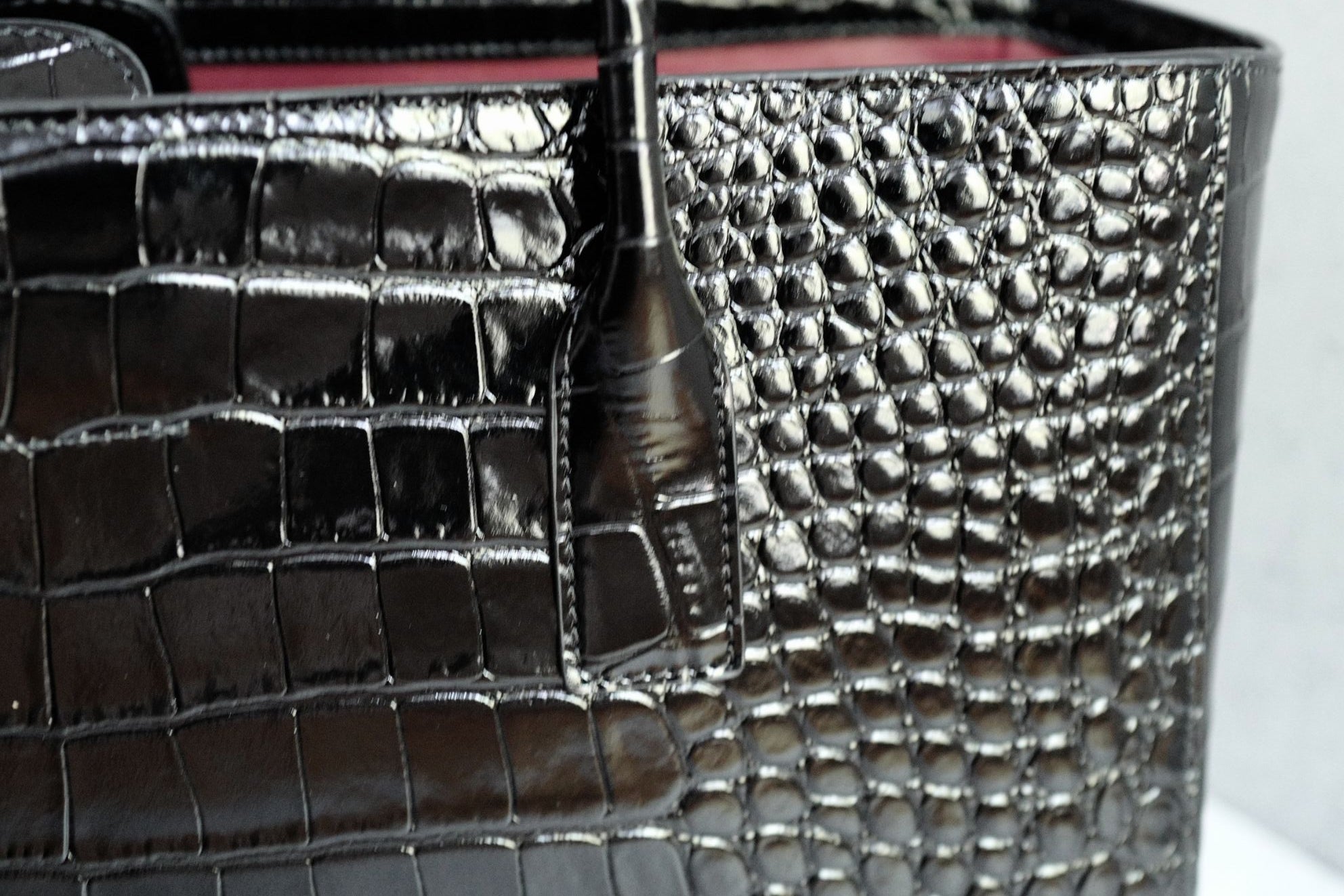 Chanel 26s Matthieu Blazy Small Shopping Bag Black Crocodile Embossed Calfskin Gold Hardware