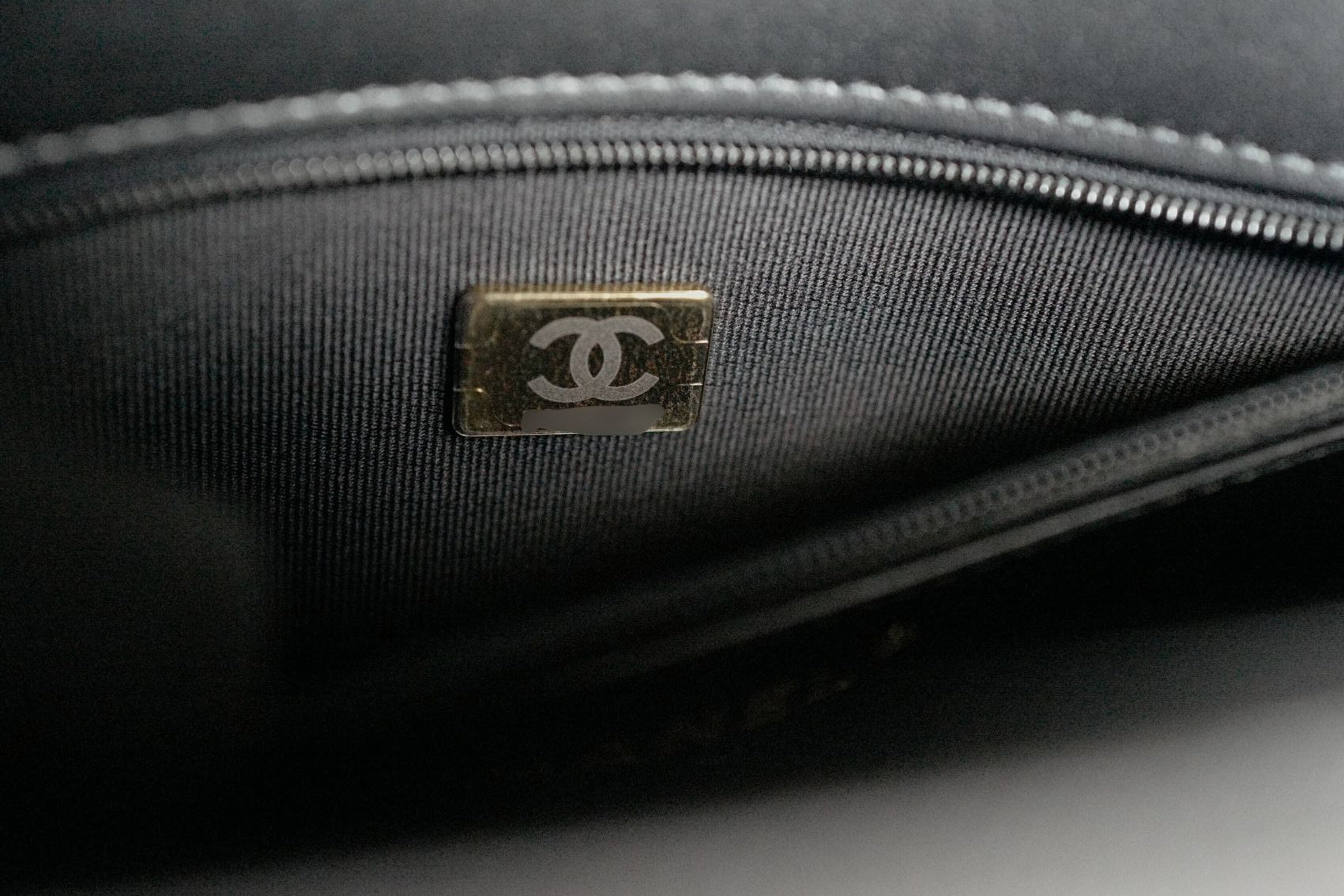 Chanel 26s Preppy Coco 22 Small Black Grained Shiny Calfskin With Gold Hardware