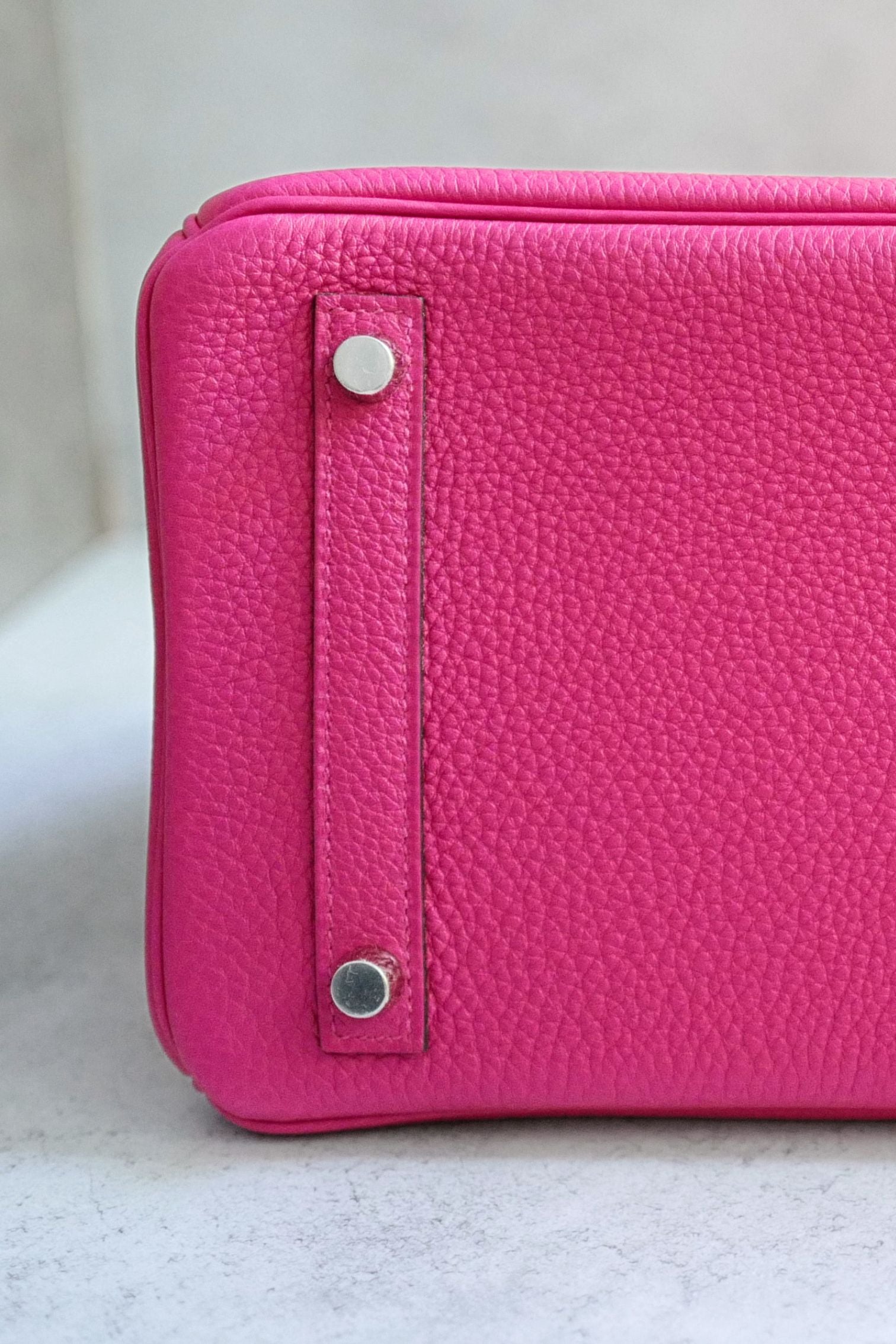 Hermès Birkin 30 Rose Mexico Togo Leather Palladium Hardware K Stamp