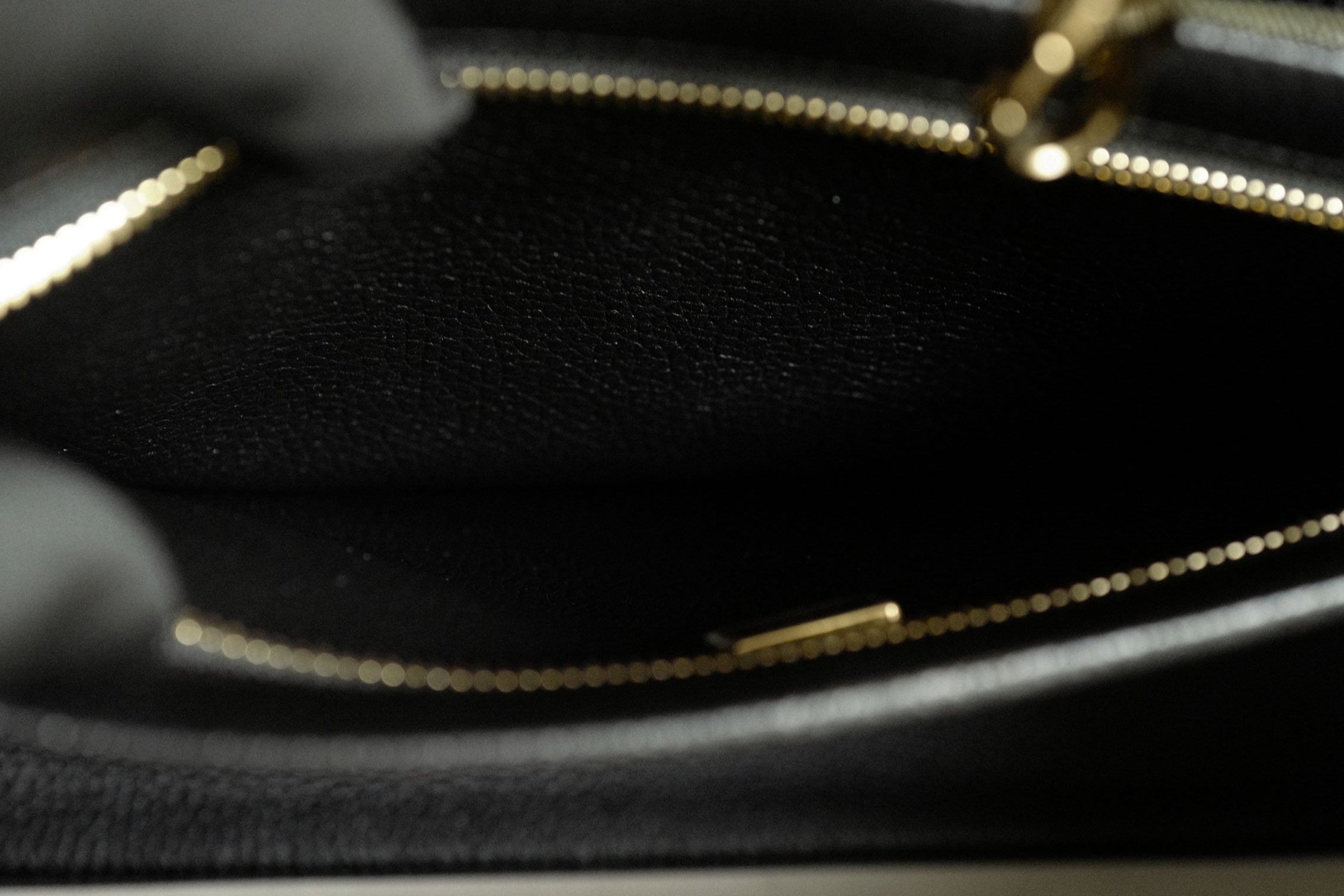 Chanel 26S Shopping Bag 38 "Matthieu Blazy's" Black Grained Calfskin Gold HW