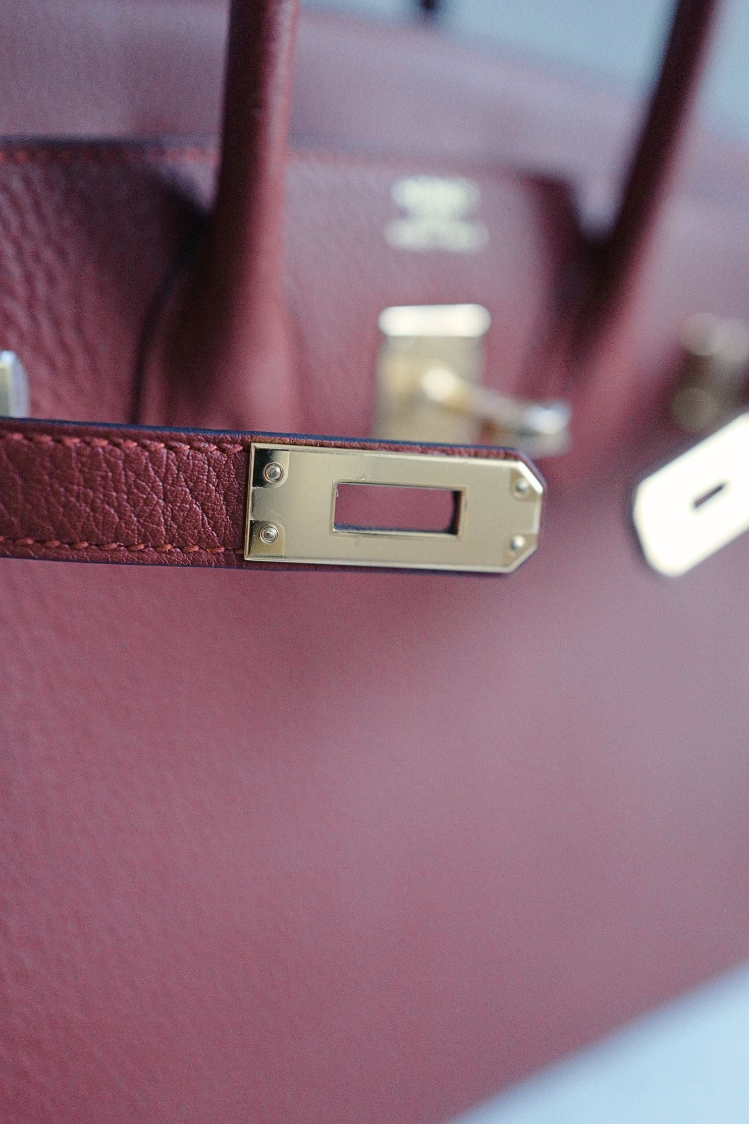 Hermes Birkin 25 Rouge H Togo Leather Gold Hardware K Stamp 2026