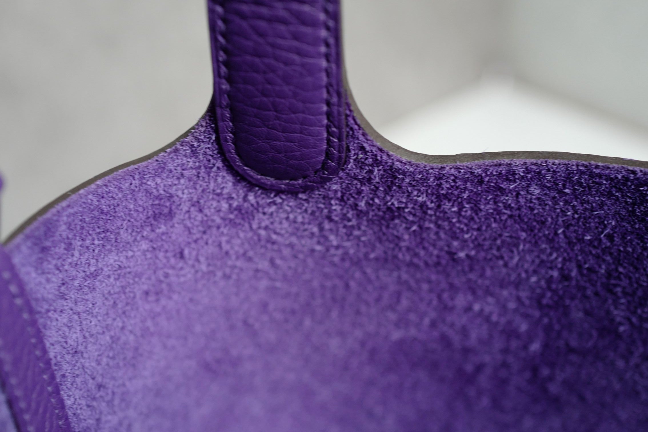 BNIB Hermes Picotin 18 Purple Clemence Leather Palladium Hardware G Stamp