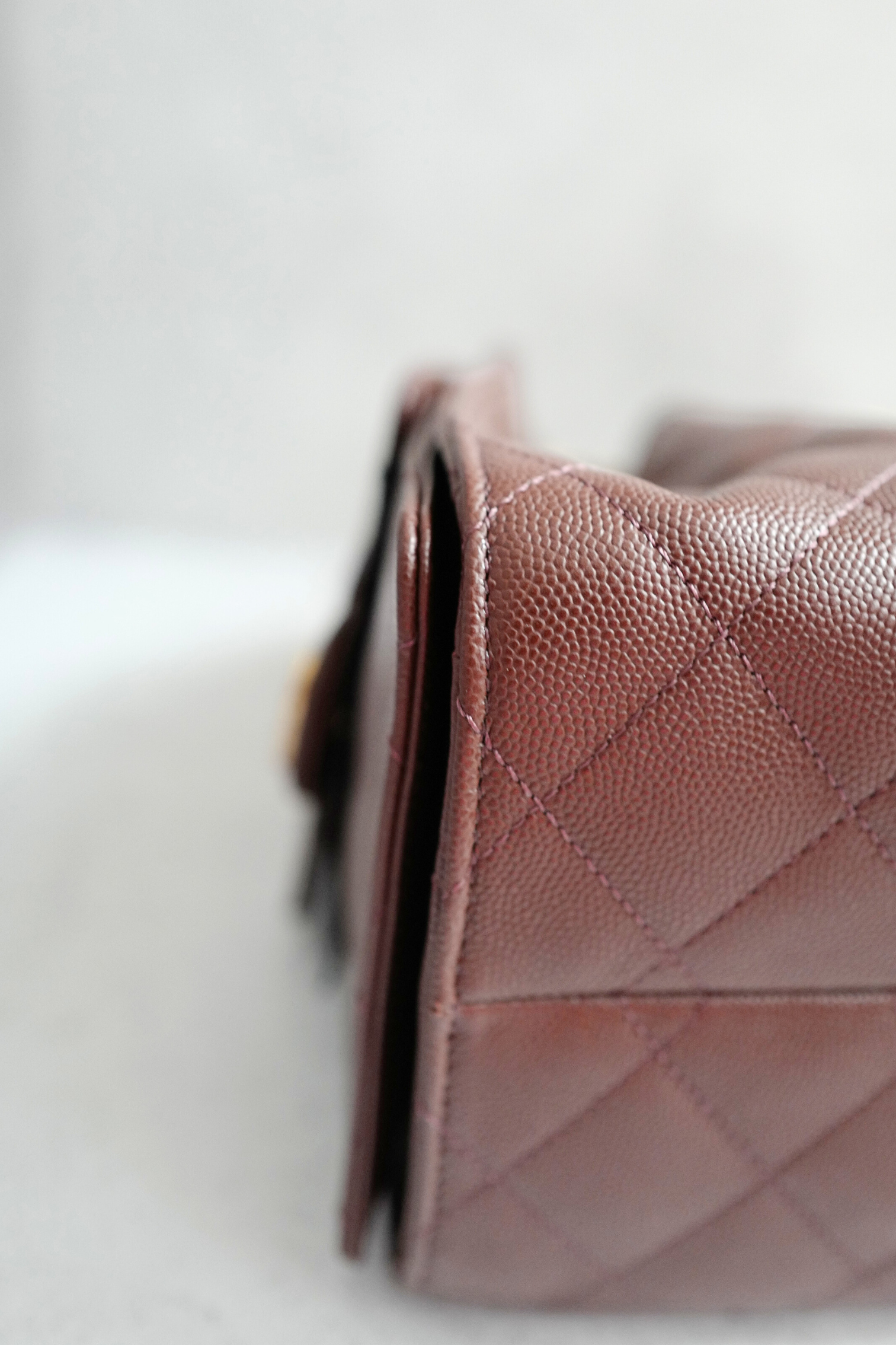 BNIB Chanel 25K Small Hobo Bag Dark Brown Grained Calfskin with Gold Hardware
