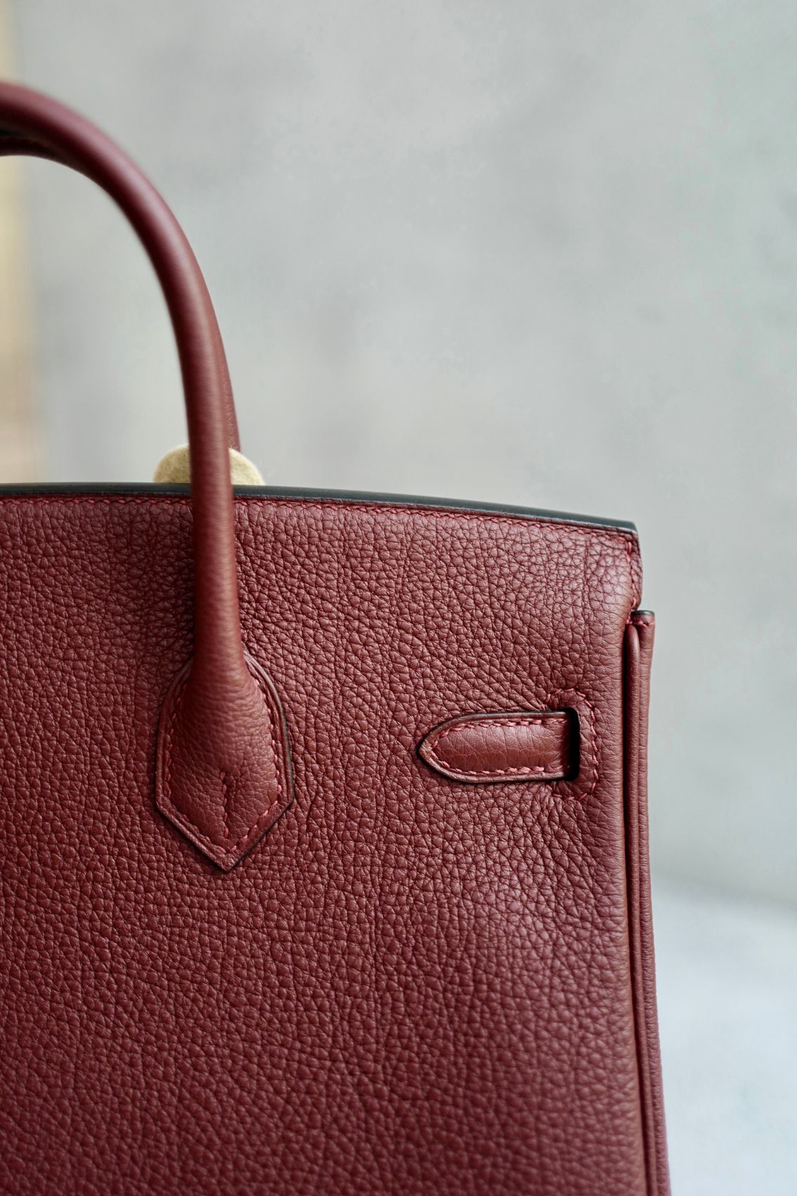 Hermes Birkin 25 Rouge H Togo Leather Gold Hardware K Stamp 2025
