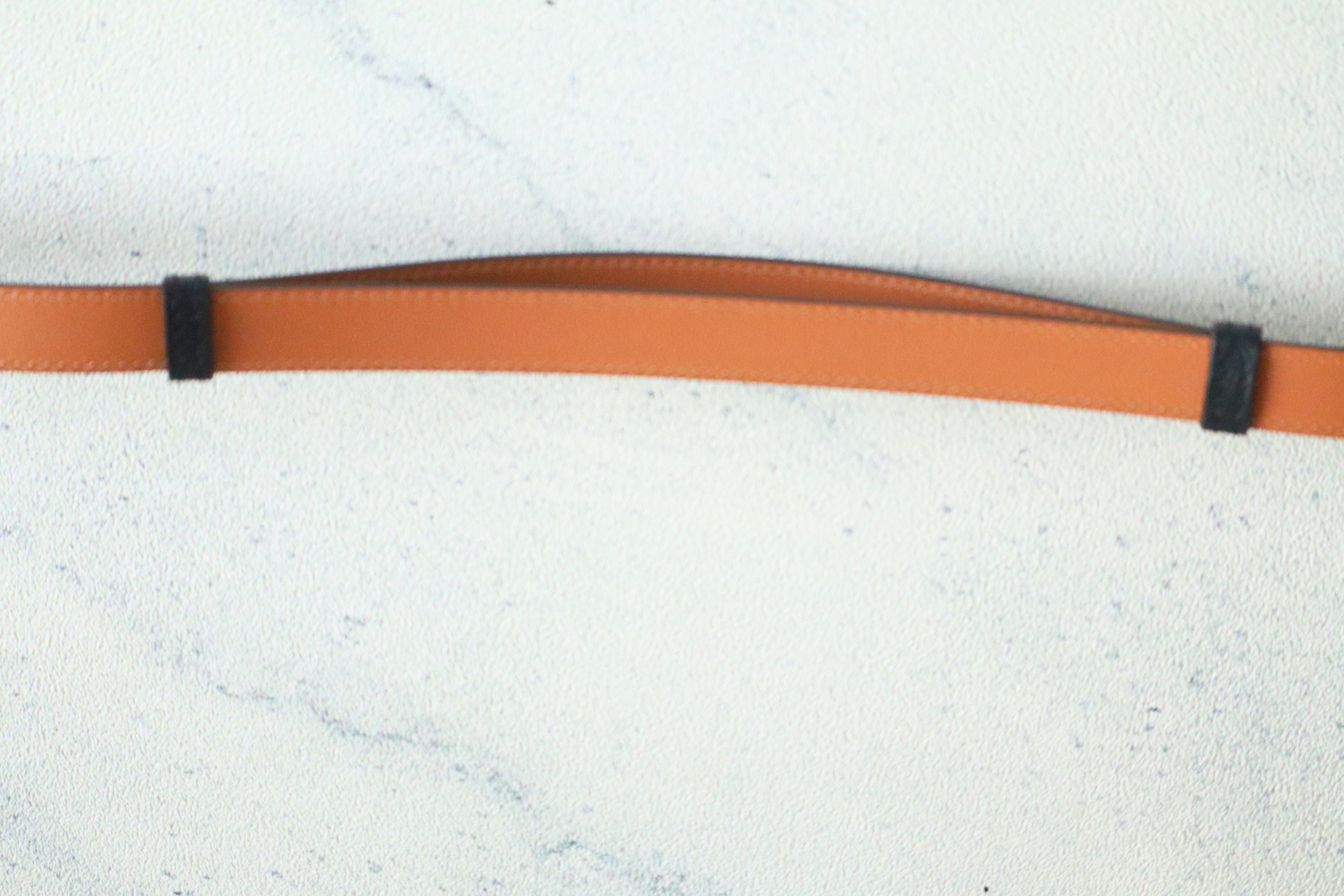 BNIB Hermes Rivale 18 Belt Epsom in Noir Palladium Hardware 2026