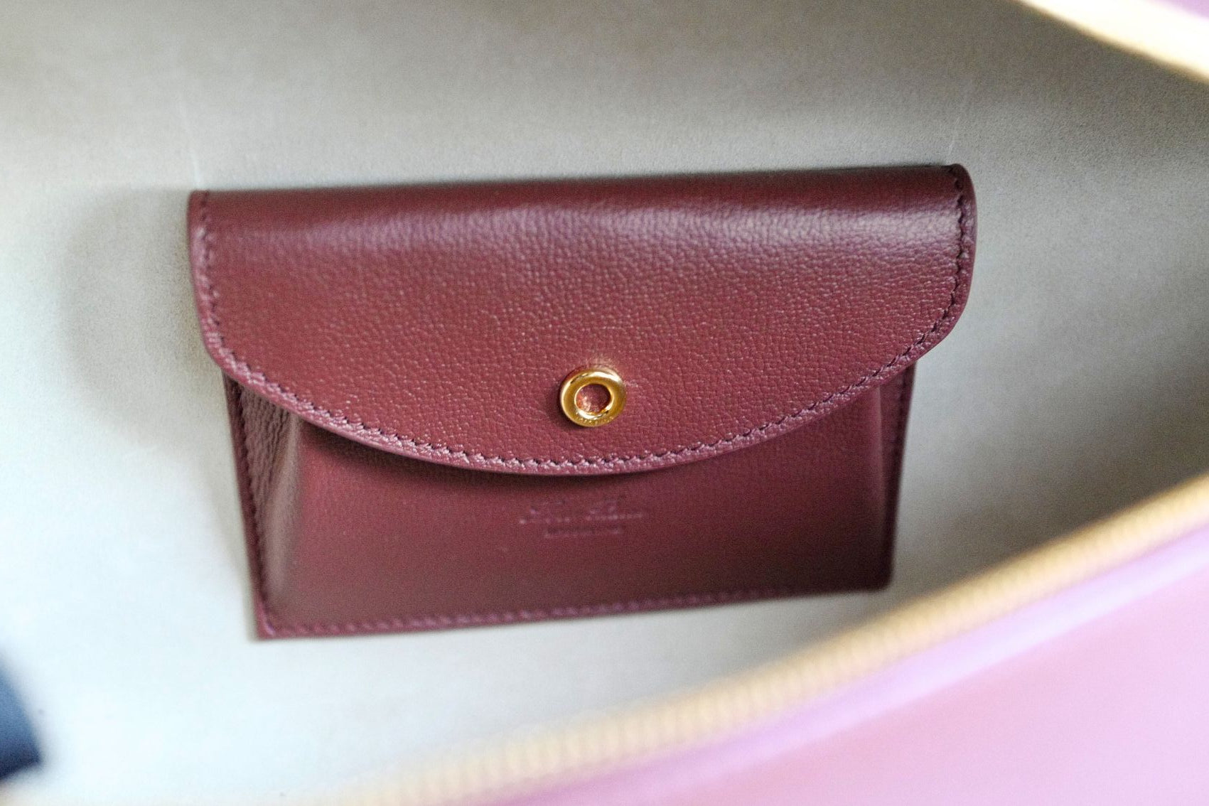 BNIB Loro Piana Extra Bag L27 Smoked Caramel In Grained Calfskin with Gold HW