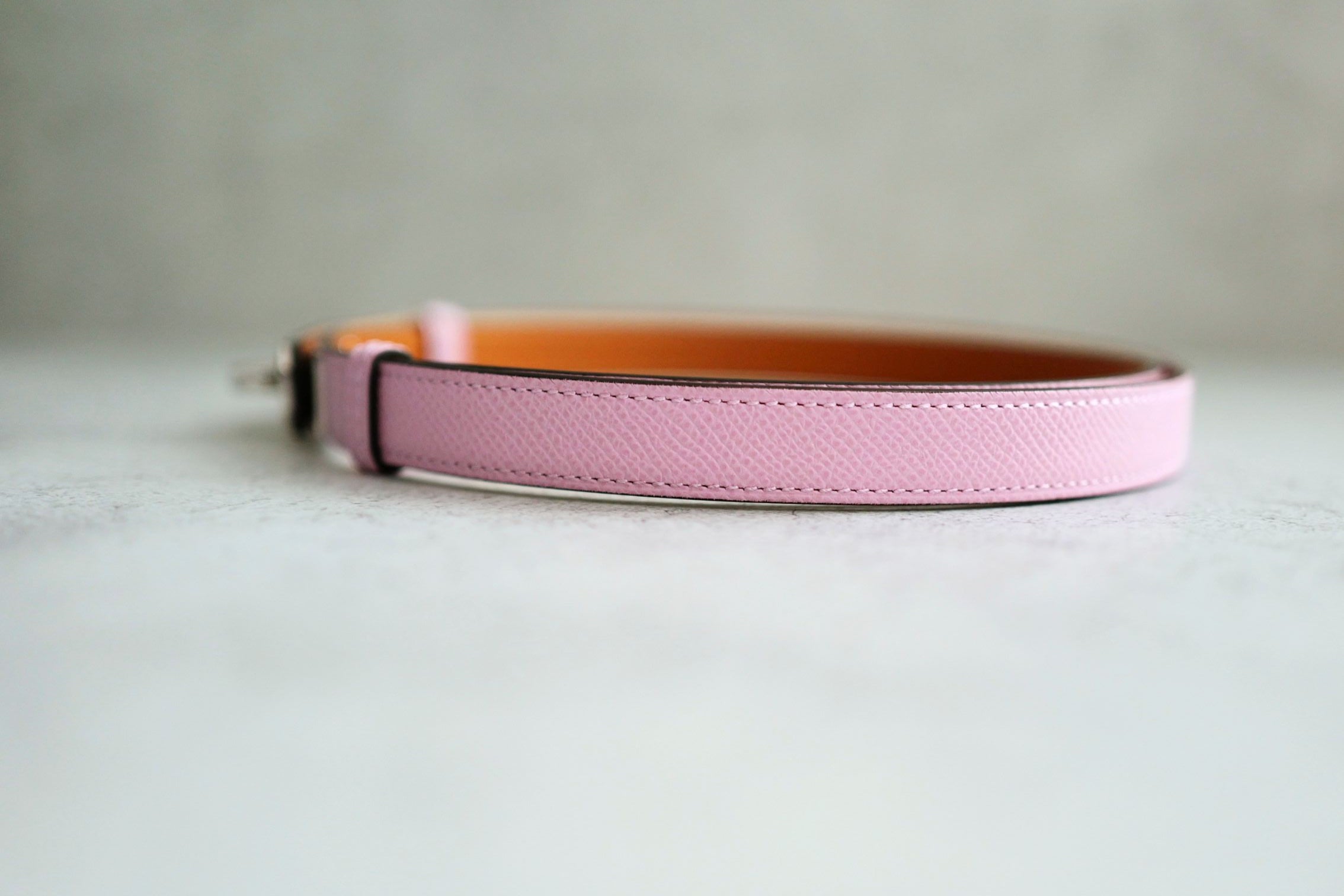 BNIB Hermès Kelly 18 Belt Epsom in Mauve Sylvestre Palladium Hardware 2026