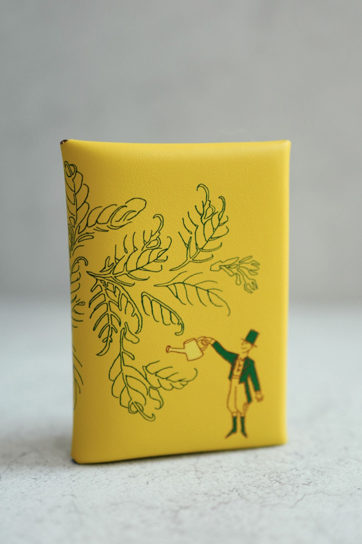 BNIB Limited Edition Hermès Calvi Duo Compact Card Holder Jaune De Naples PHW