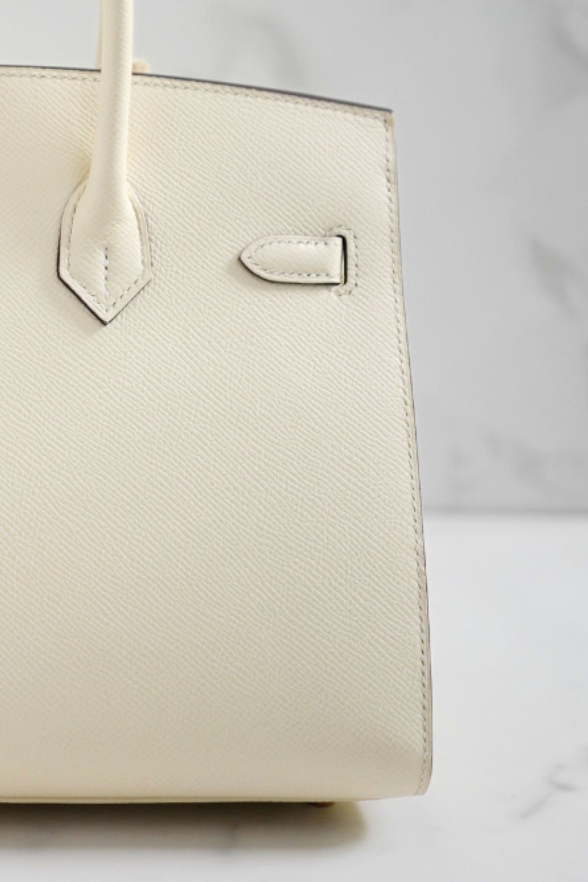 Hermes Birkin 25 Nata Epsom Sellier Gold Hardware