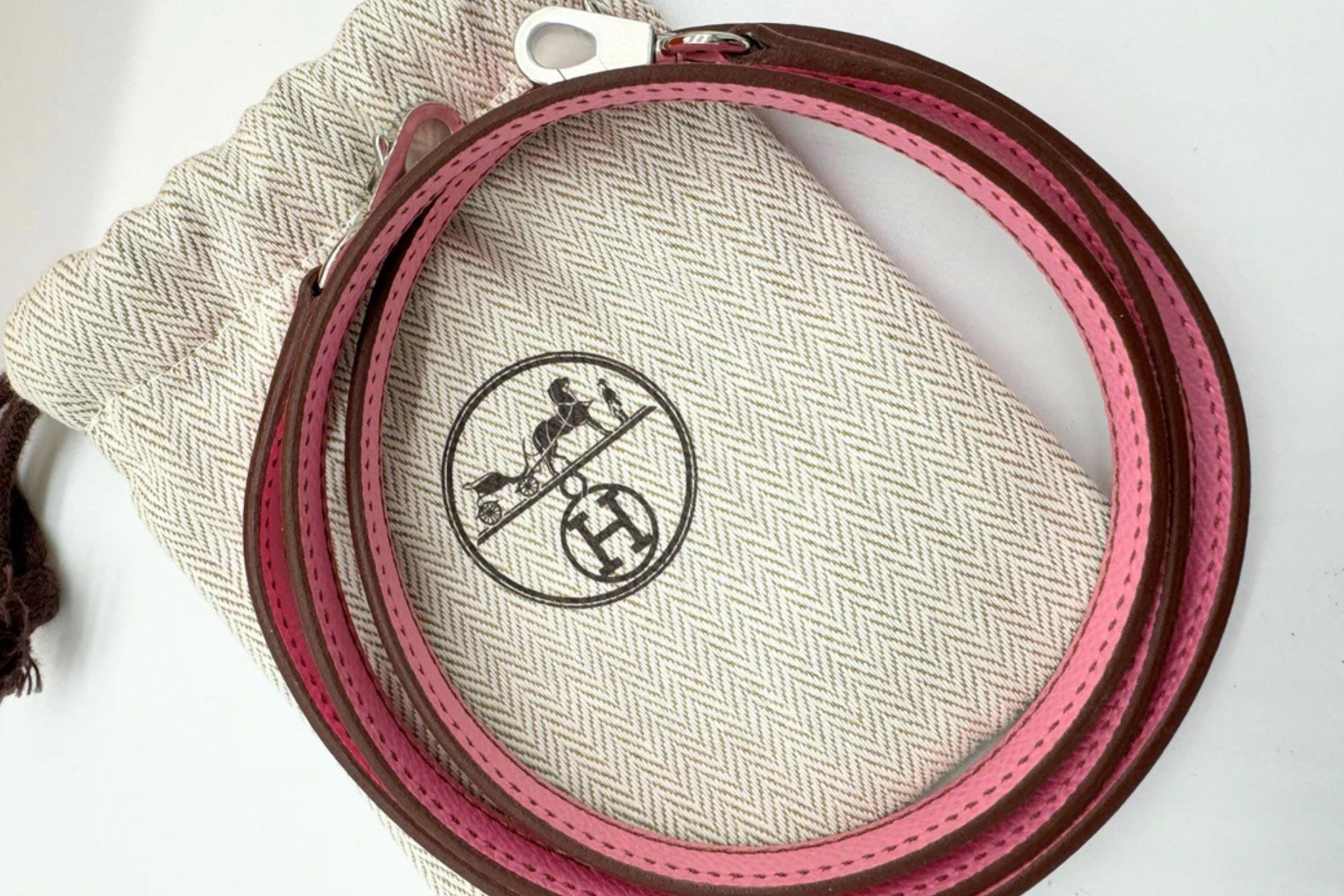 Hermes Mini Kelly 5P Bubblegum Pink Epsom Leather Palladium Hardware