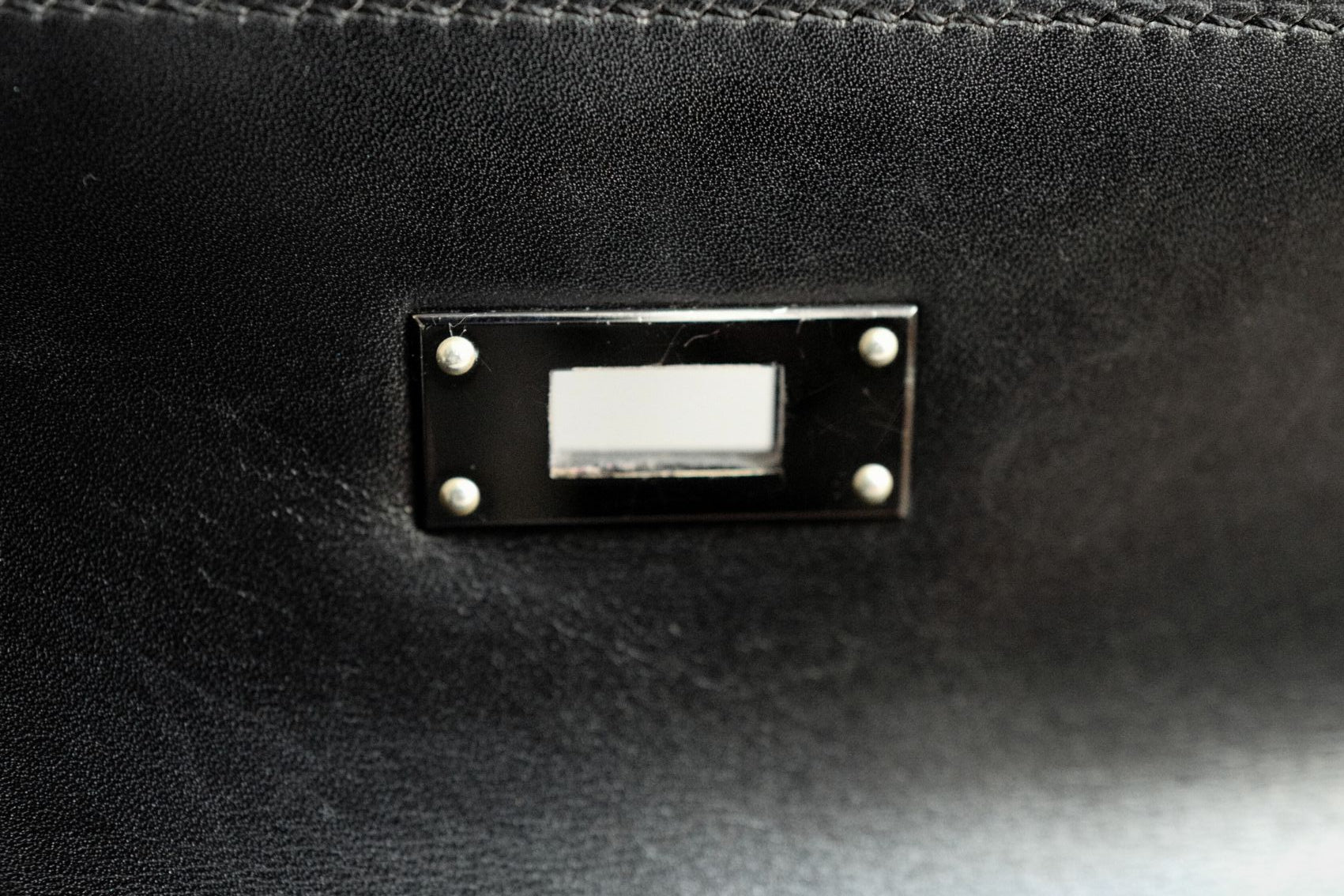 Hermès Kelly 35 So Black Box Calfskin with Black PVD Hardware Limited Edition