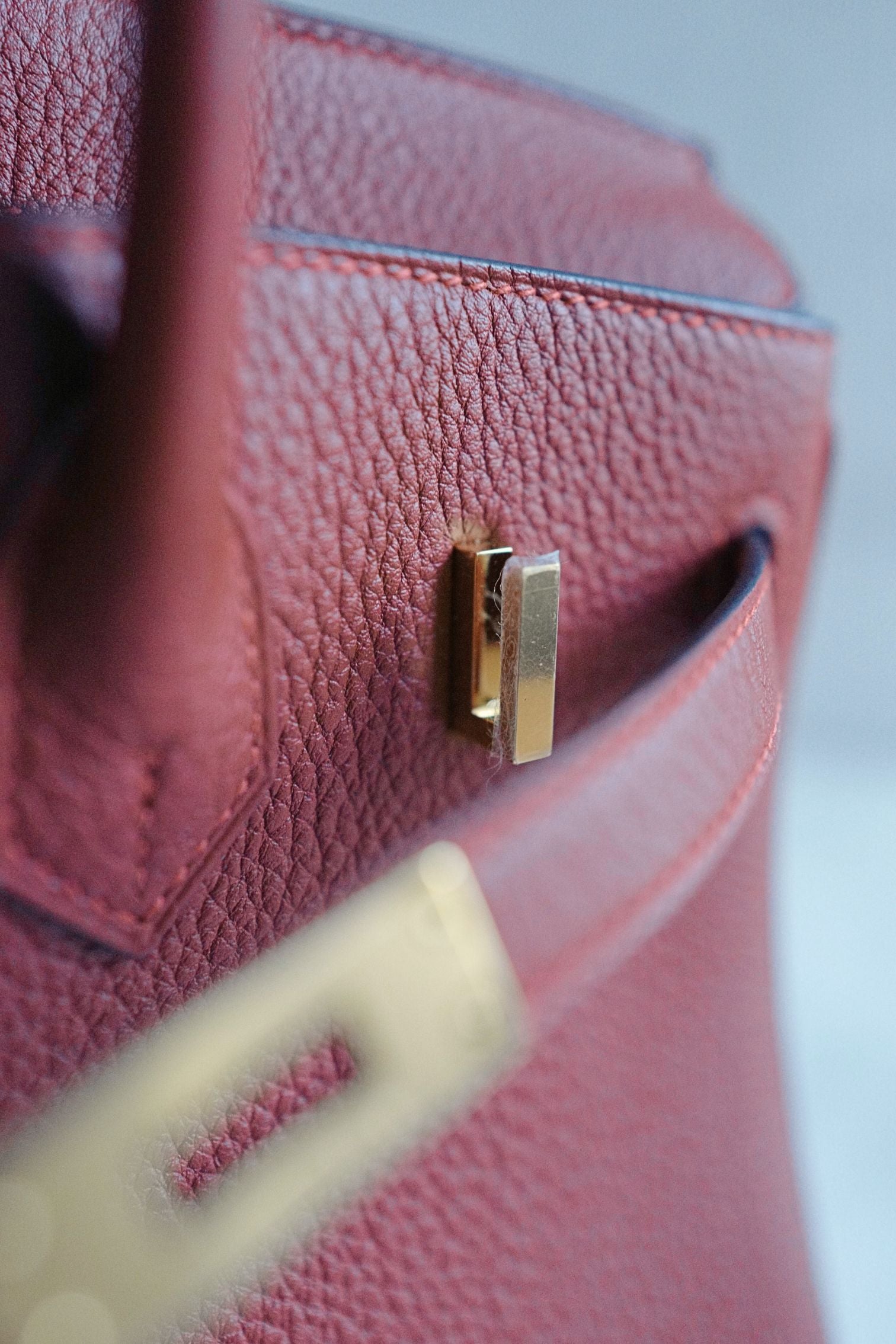 Hermes Birkin 25 Rouge H Togo Leather Gold Hardware K Stamp 2026