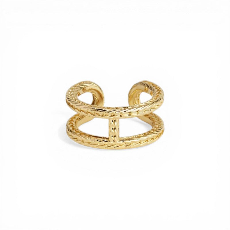 Hermès Chaine d’Ancre Danaé Ring Small Model Yellow Gold 18K Size 52