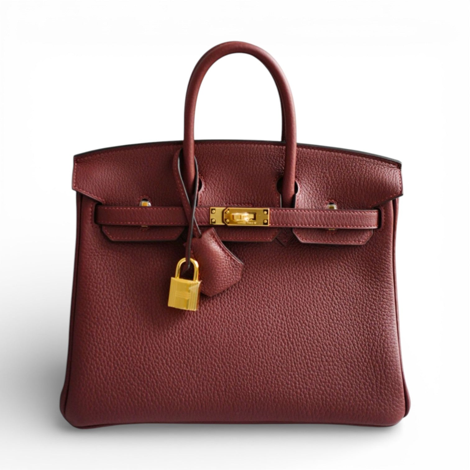 Hermes Birkin 25 Rouge H Togo Leather Gold Hardware K Stamp 2026
