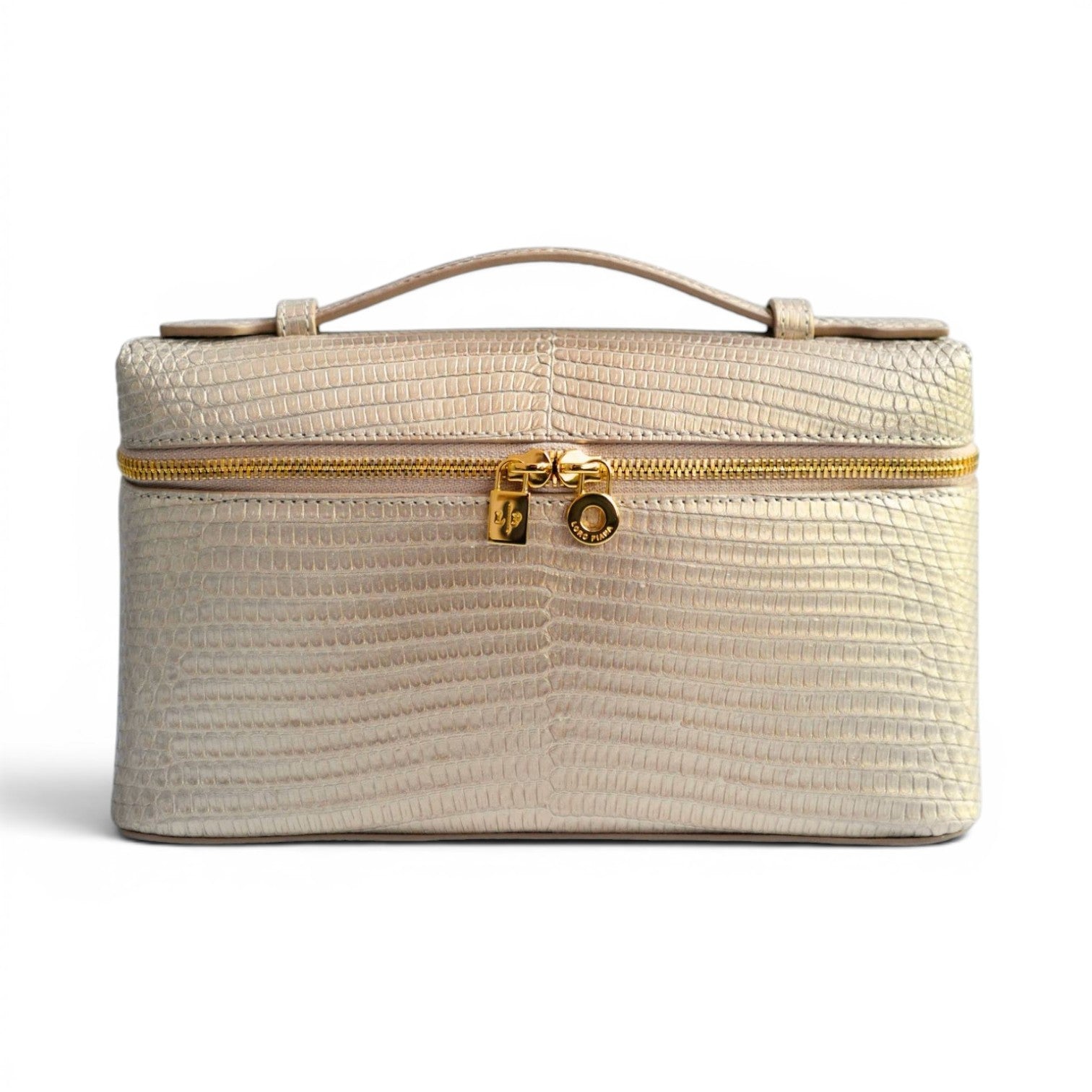 Loro Piana Extra Pocket L19 Lizard Cosmic Whisper/Sun Gold HW Limited Exotic