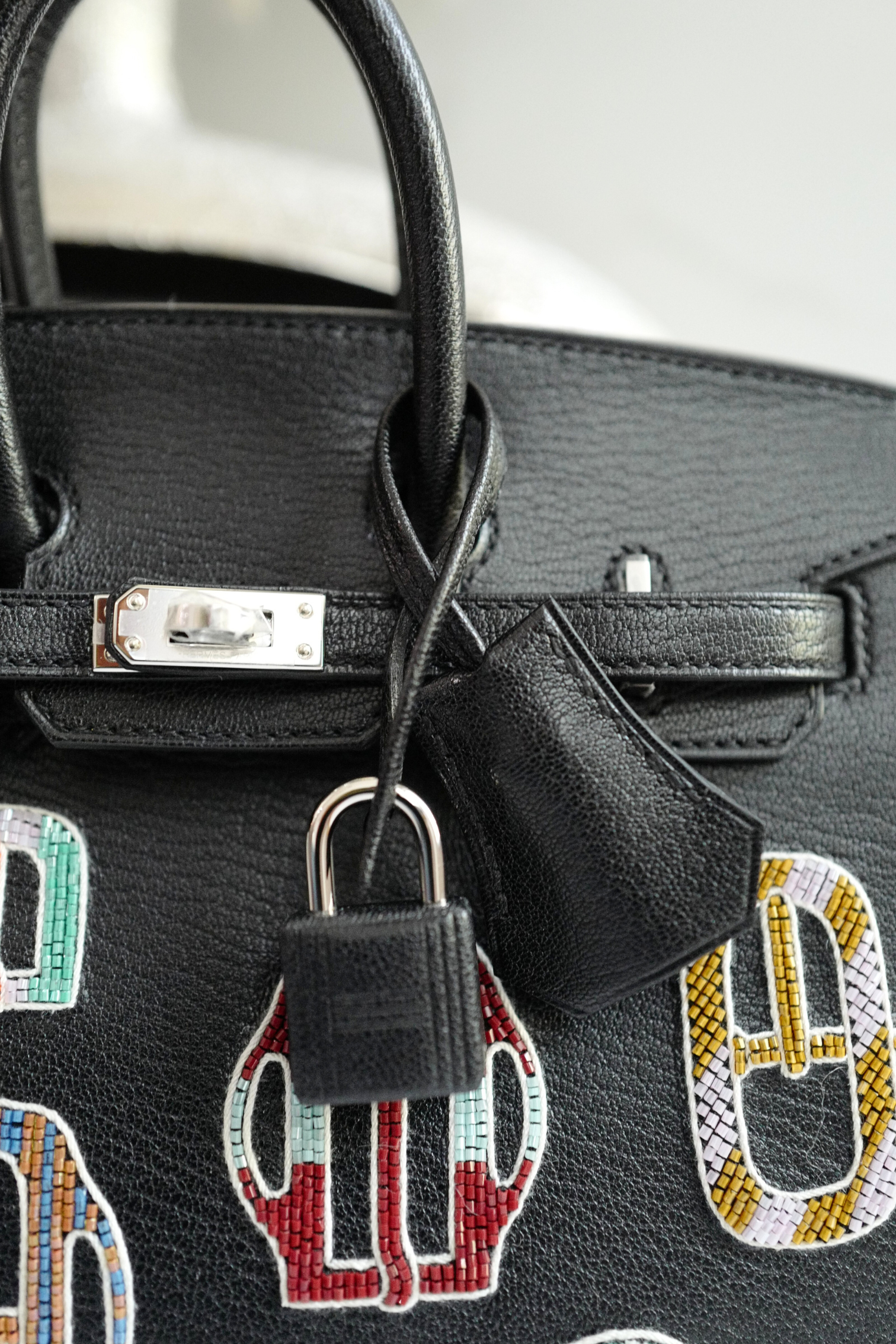 BNIB Hermes Birkin 20 Sellier Bouclerie Moderne Black Chèvre Palladium Hardware