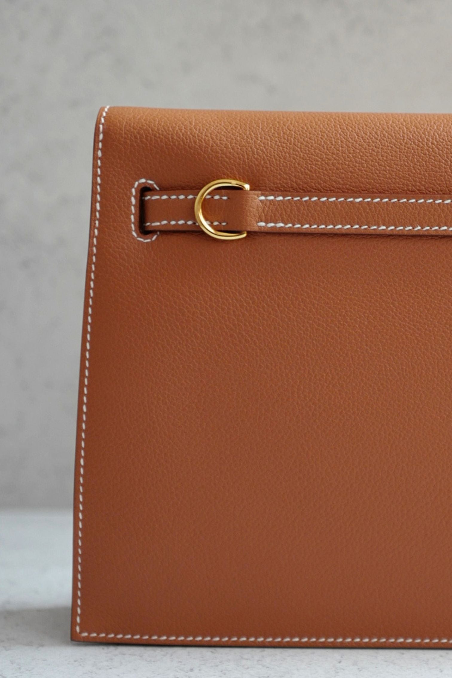 Hermès Kelly Danse Gold Evercolor Calfskin GHW stamp K