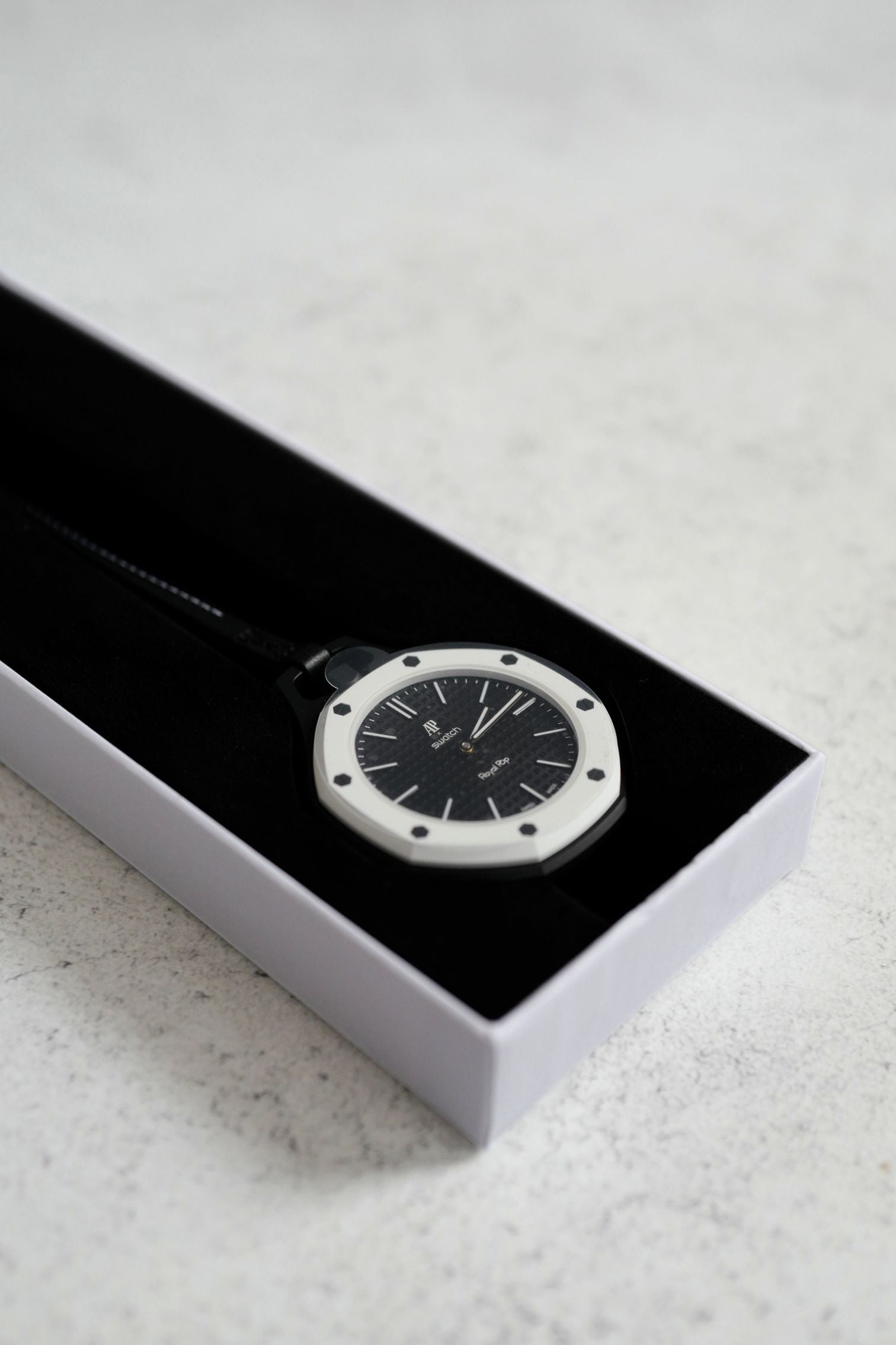 Audemars Piguet x Swatch Royal Pop Panda Black White Mechanical Watch
