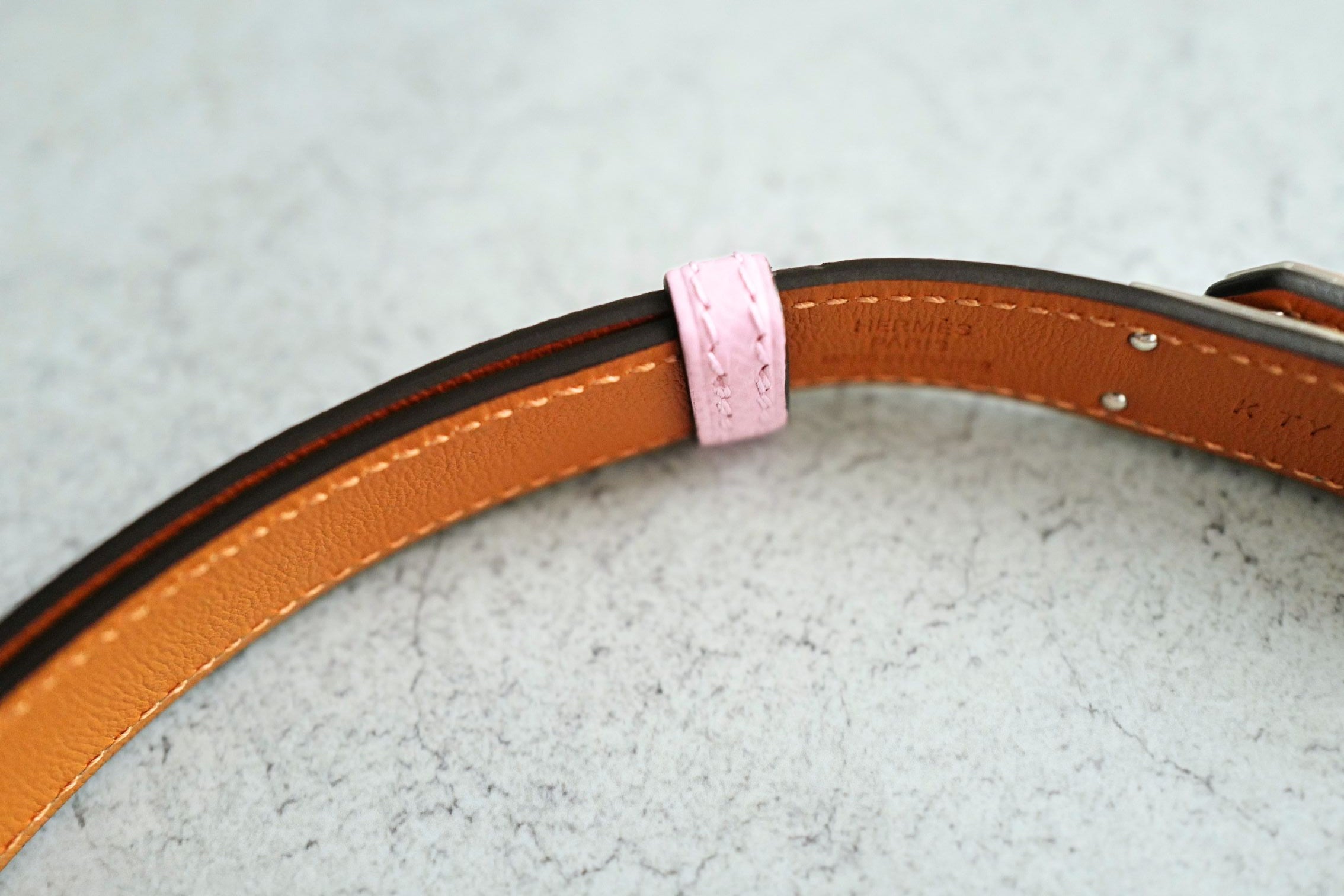 BNIB Hermès Kelly 18 Belt Epsom in Mauve Sylvestre Palladium Hardware 2026