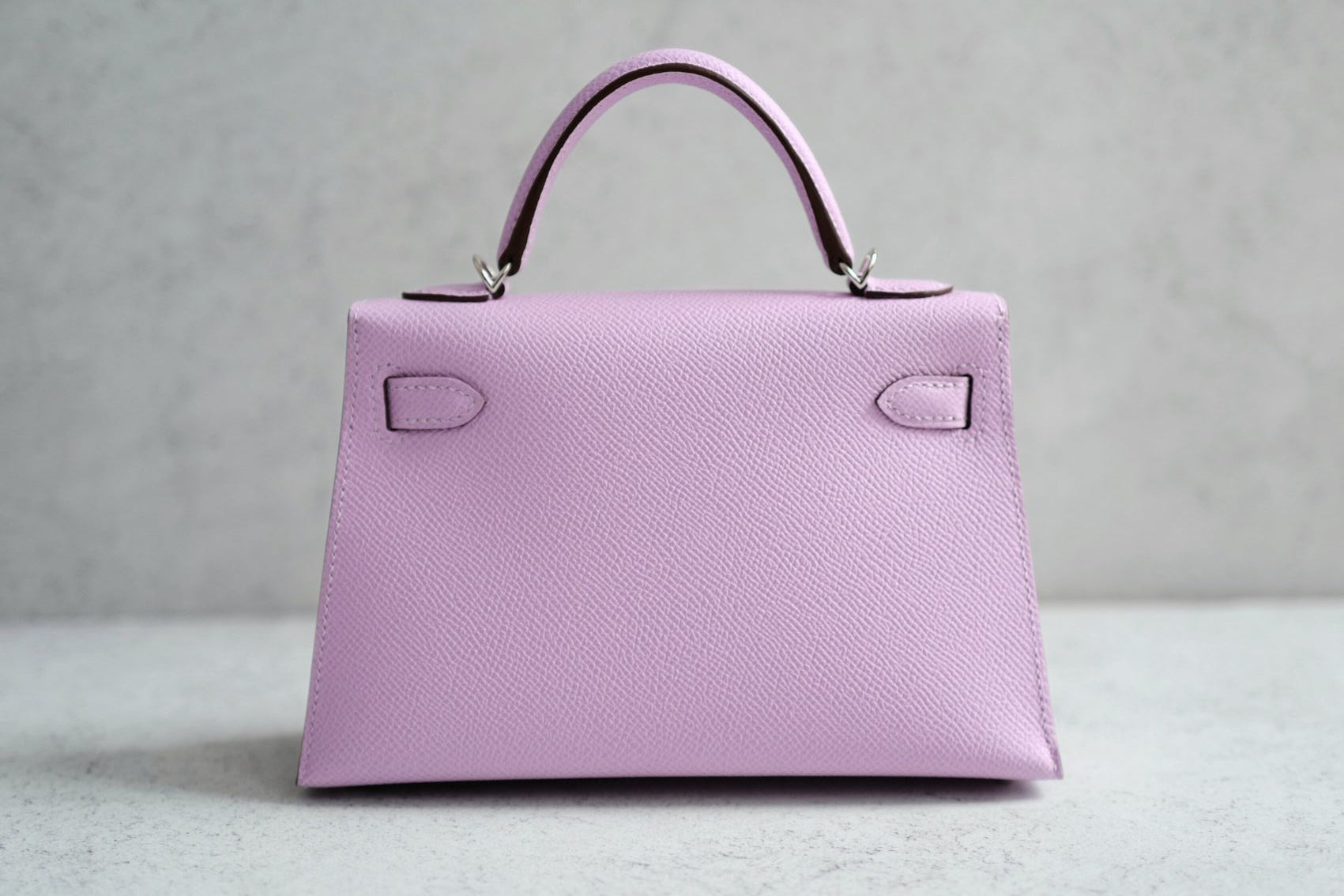 Hermès Kelly II Mini Sellier Guimauve Veau Epsom PHW Stamp K