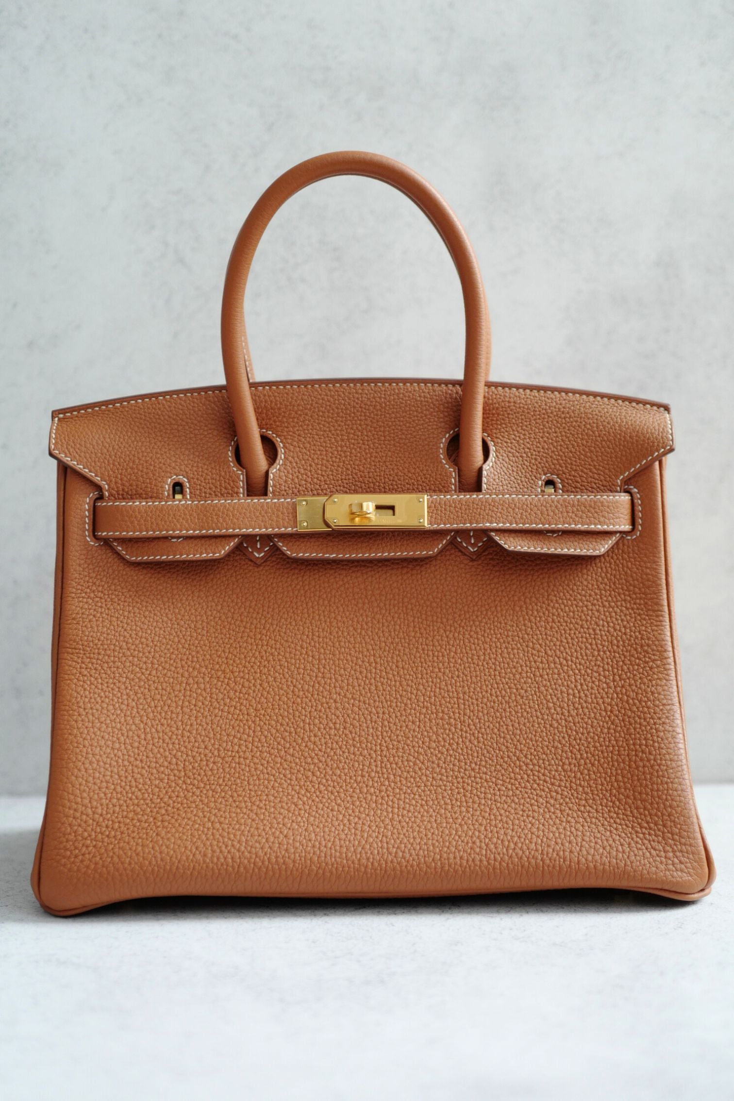 Hermès Birkin 30 Gold Togo Leather Gold Hardware Z Stamp