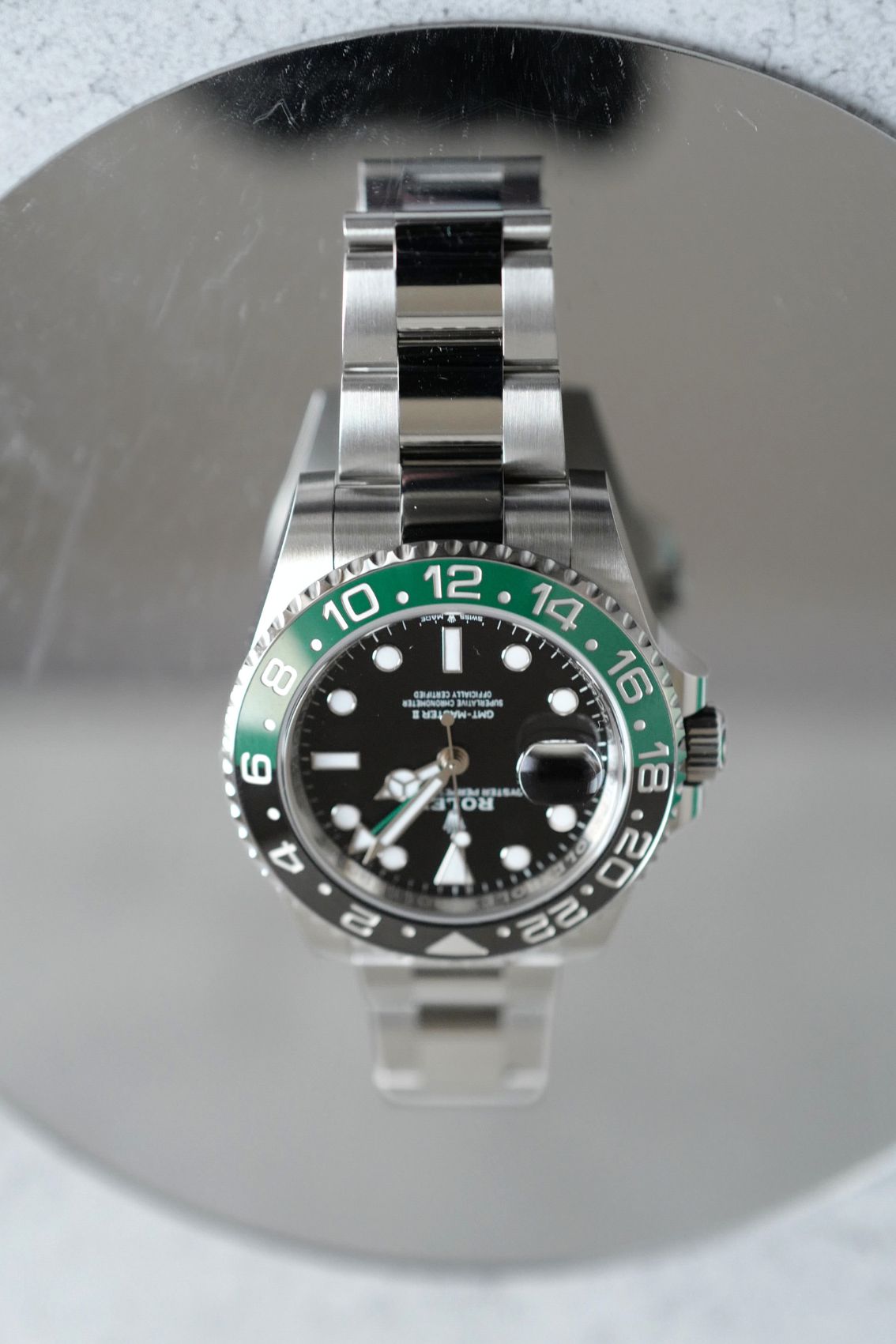 Rolex GMT Master II Black Sprite Oystersteel 40mm