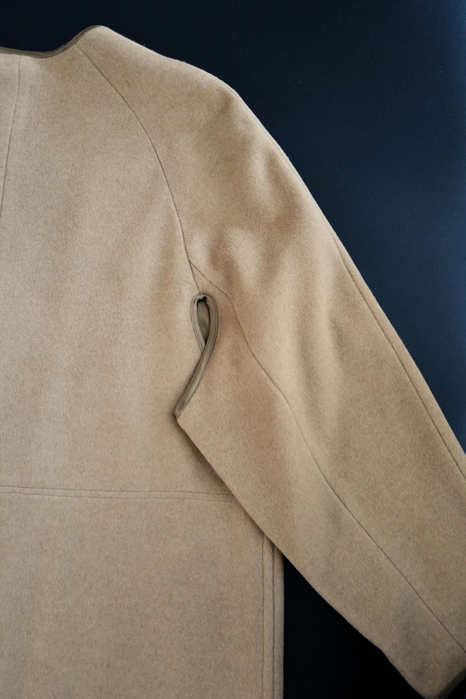 Hermès Women’s Overcoat Size 34 Beige Camel Hair Coat