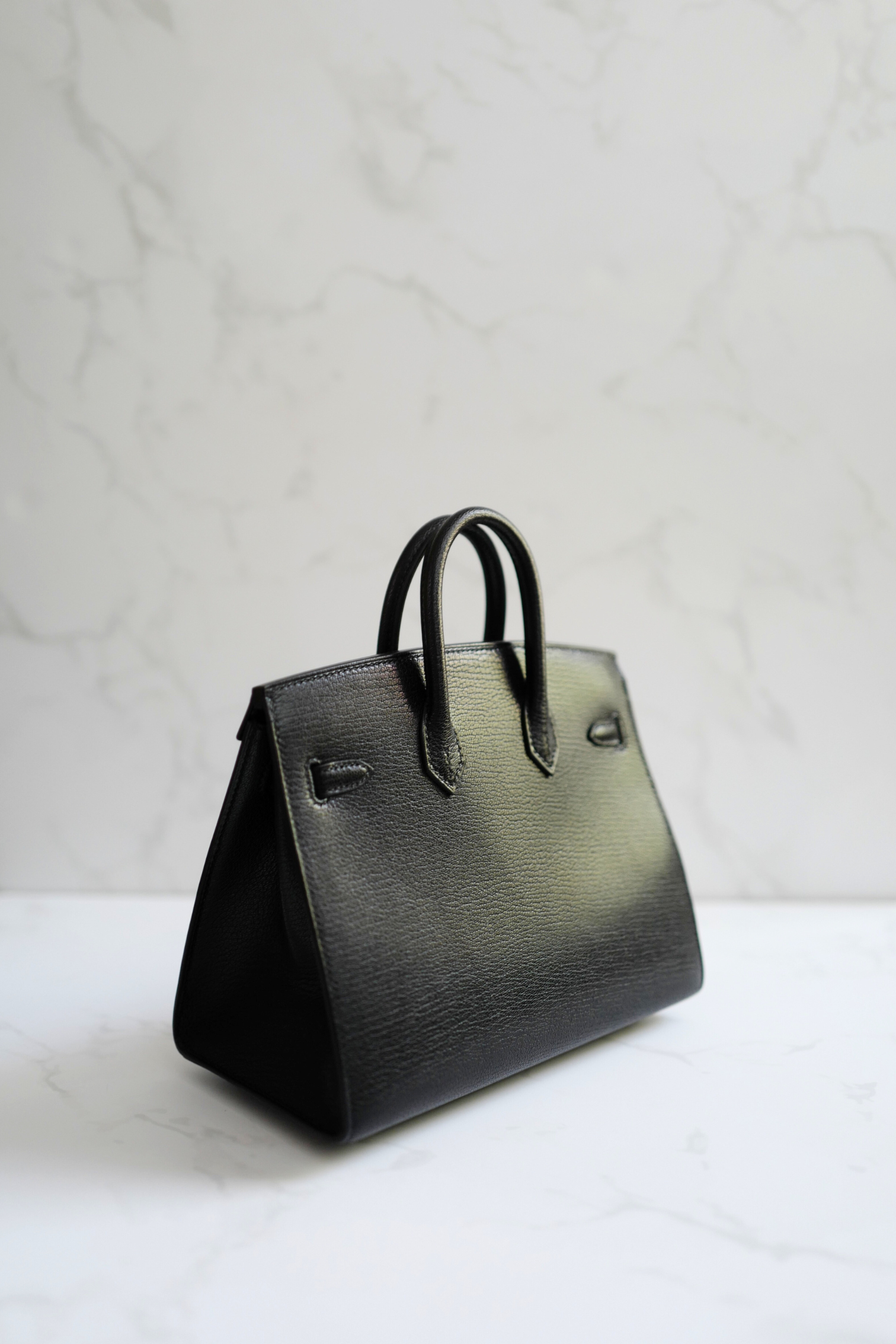 BNIB Hermes Birkin 20 Sellier Bouclerie Moderne Black Chèvre Palladium Hardware