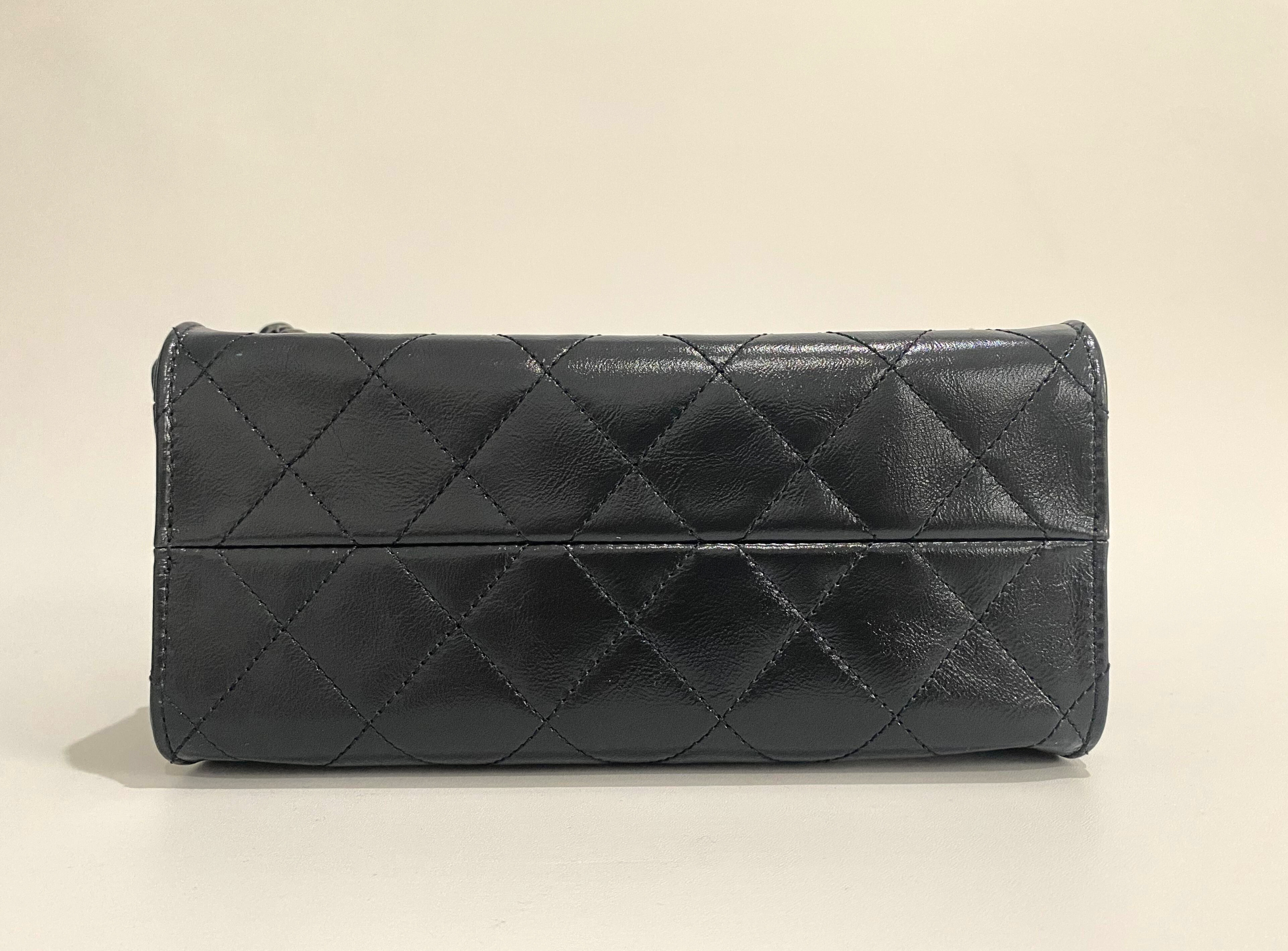 CHANEL 26C Black Mini Lambskin Bag with Mixed Hardware