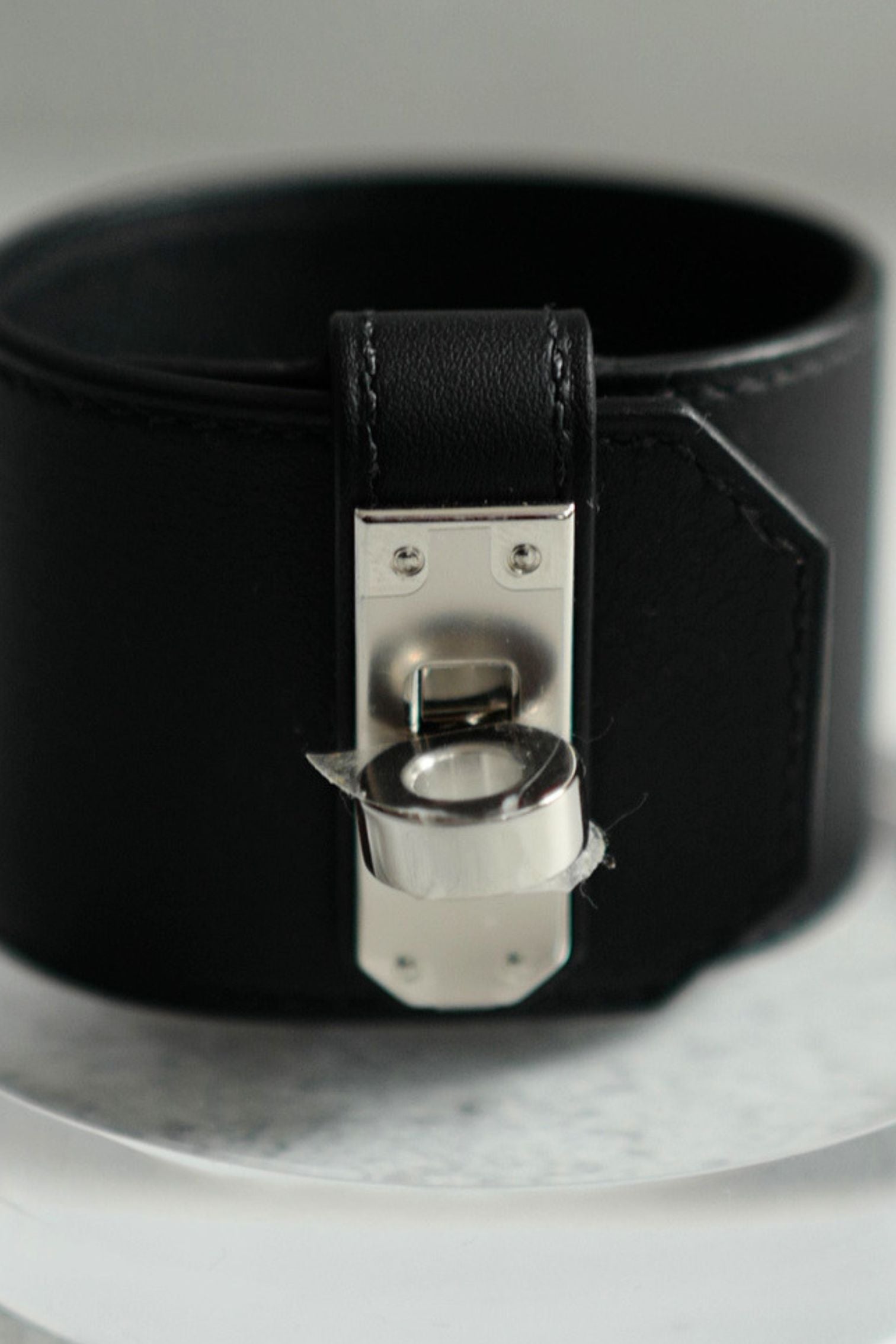 BNIB Hermes Bracelet Mini Kelly Twist GM Swift Calfskin T2 89 Noir