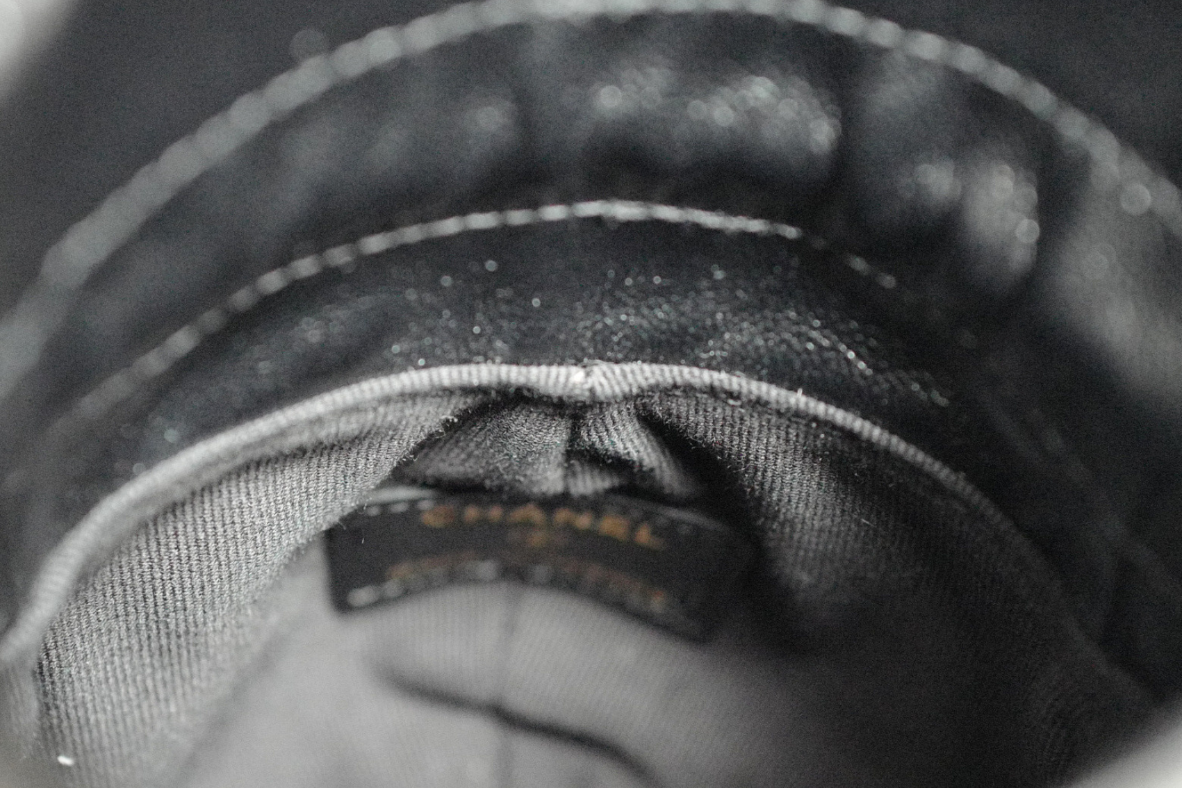 BNIB Chanel 23S Black Shiny Lambskin Clutch with Chain in Gold Hardware