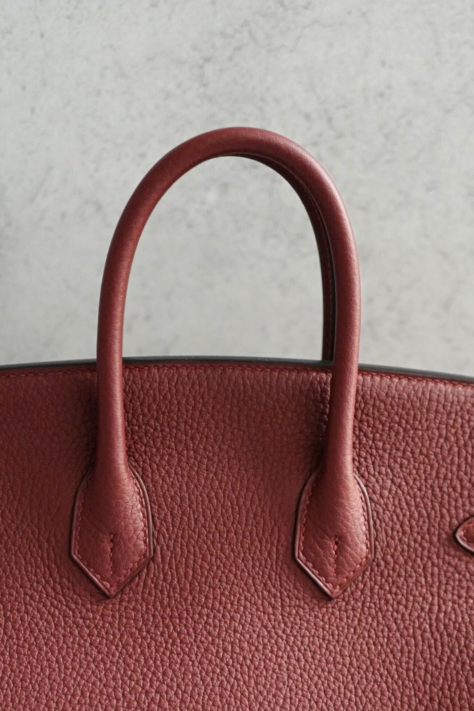 Hermes Birkin 25 Rouge H Togo Leather Gold Hardware K Stamp 2026