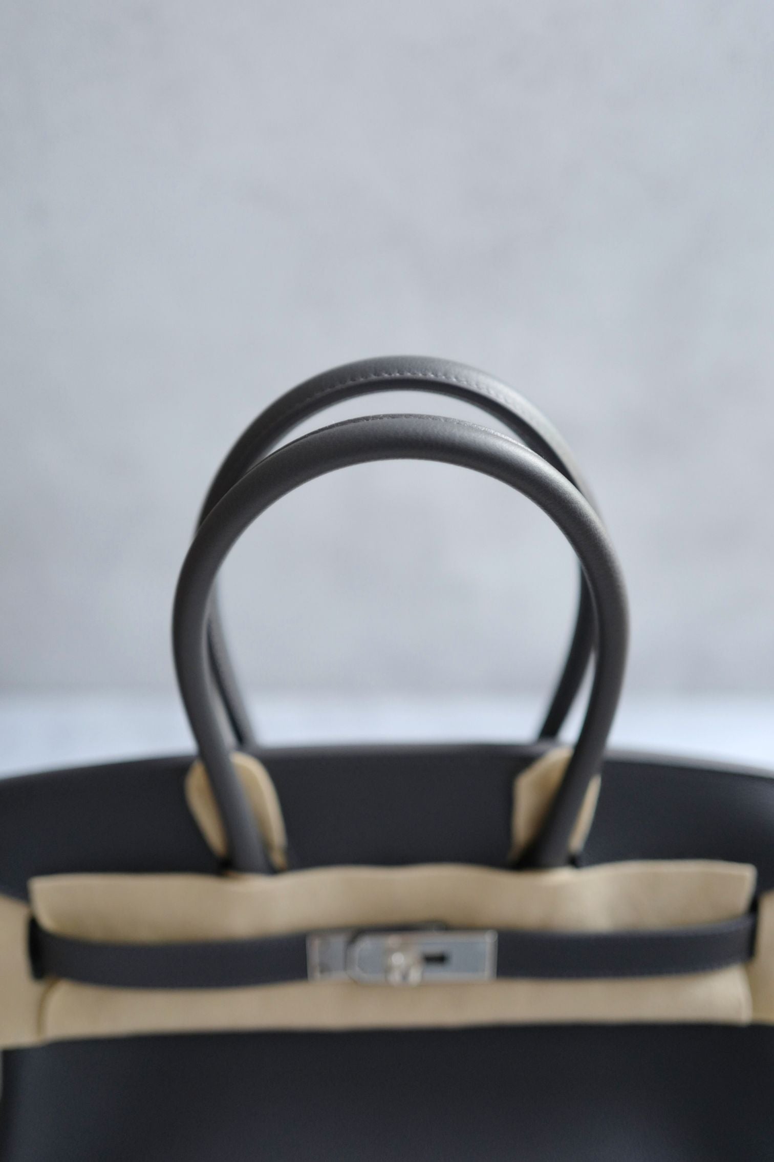 Hermès Birkin Shoulder Light Ardoise Veau Leather PHW K Stamp