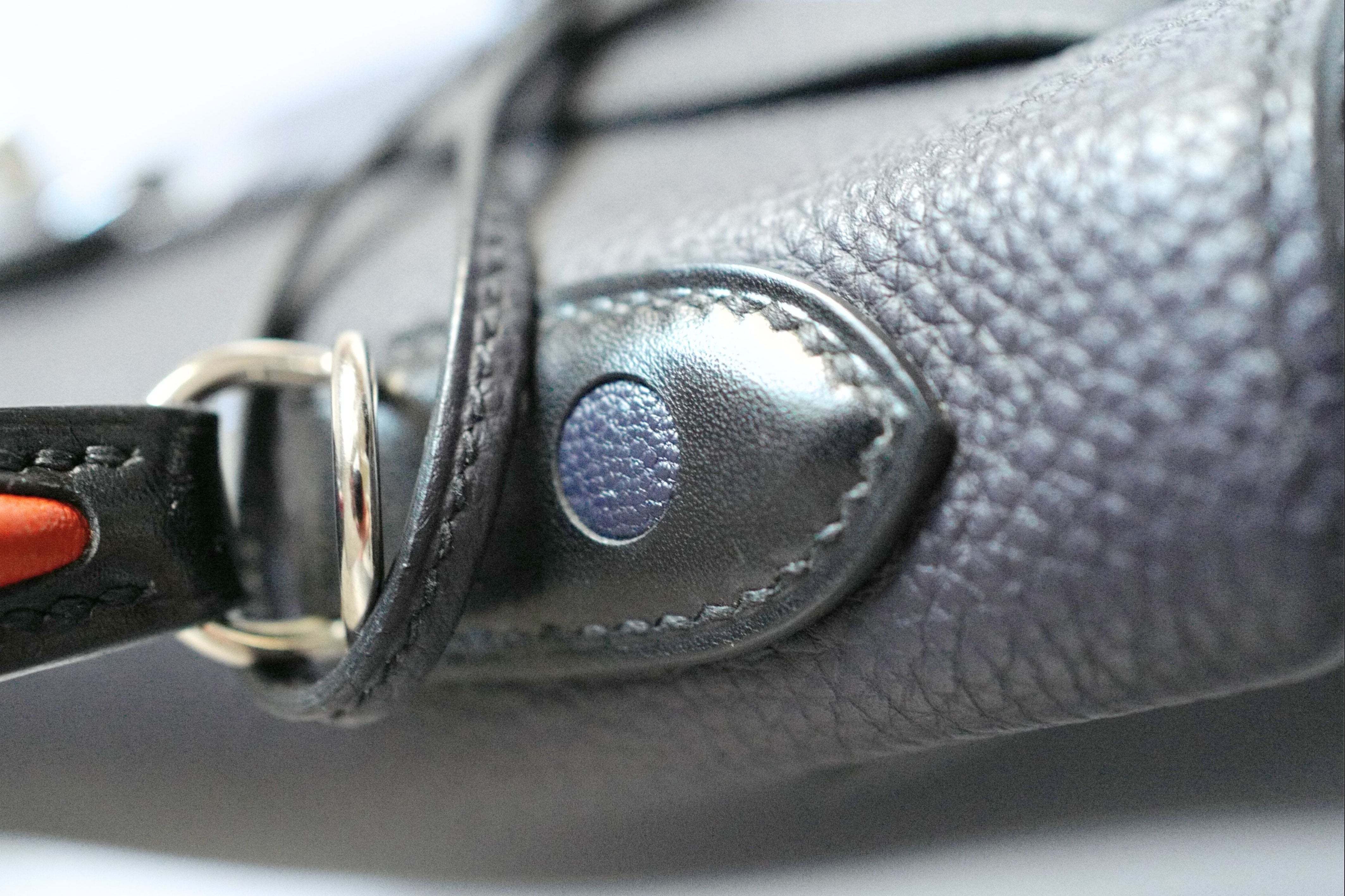 Hermes Kelly Au Galop 32 Bleu Indigo Togo with Palladium HW Limited Edition