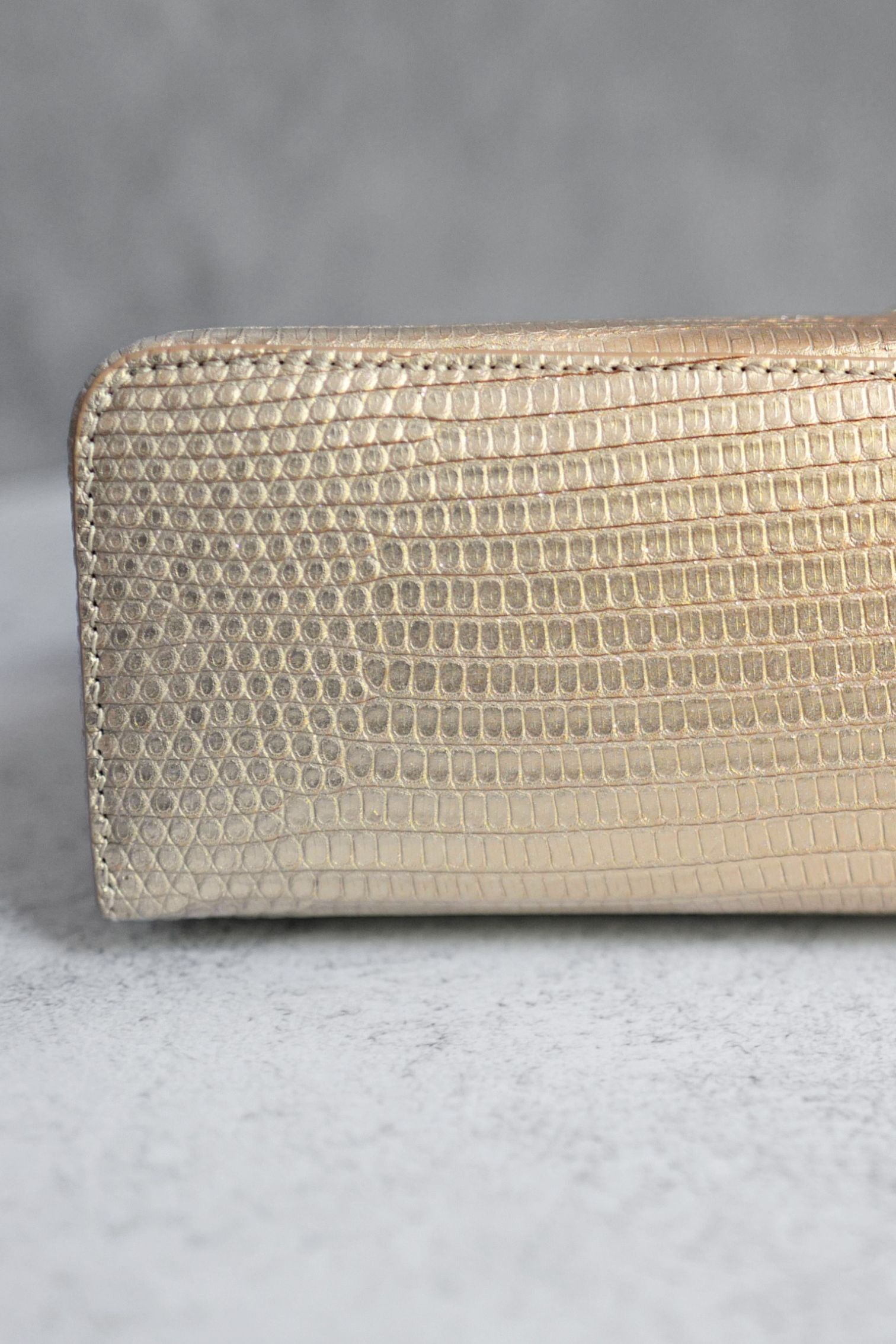 Loro Piana Extra Pocket L19 Lizard Cosmic Whisper/Sun Gold HW Limited