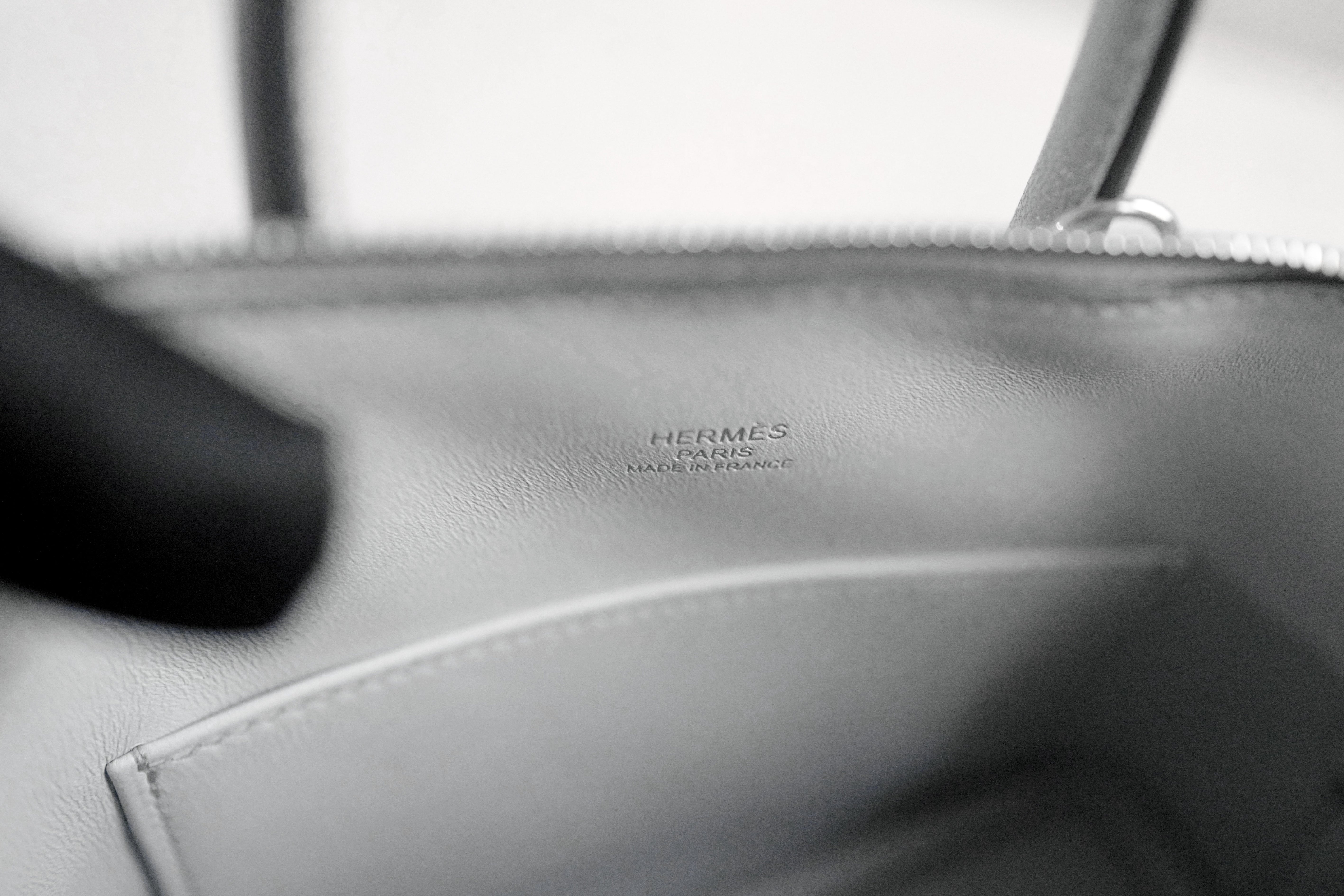 Hermès Bolide 1923 Mini Bag Silver Chamkilight Goatskin PHW G Stamp 2026