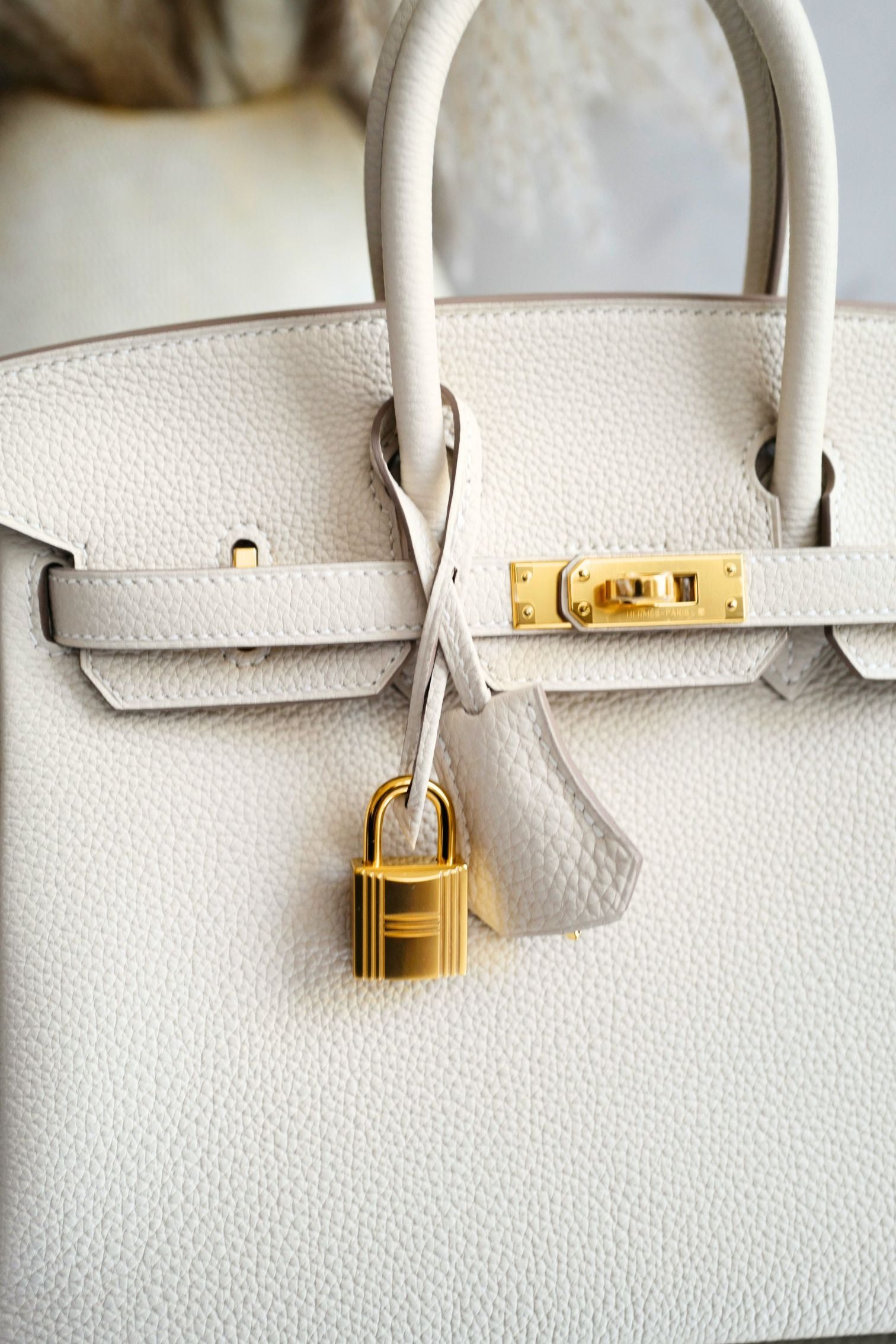 BNIB Hermes Birkin 25 Craie Togo Leather Gold Hardware G Stamp 2026
