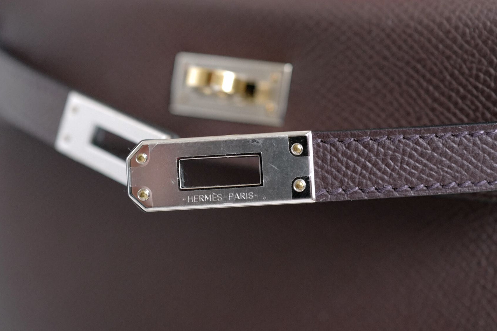 NEW Hermès Kelly 20 Rouge Sellier Epsom Leather Electrum Hardware K Stamp