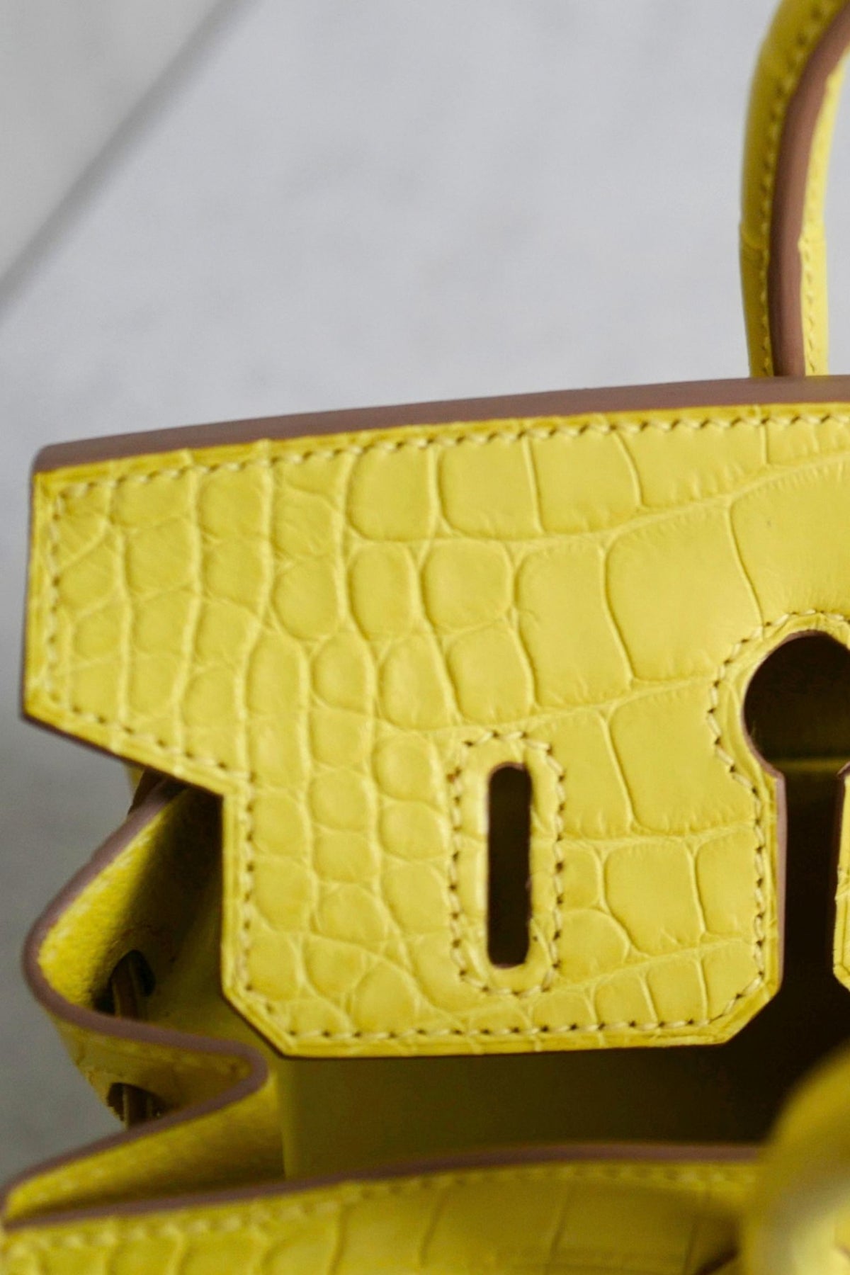 NEW Hermes Birkin 20 Lime Matte Alligator Sellier PHW W Stamp Limited Edition